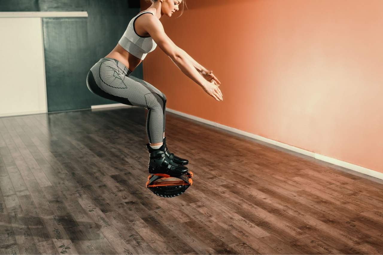 Entrenamiento con botas de rebote en Vanity Fit