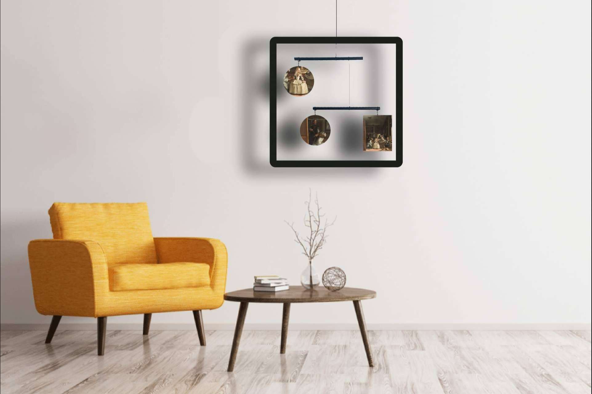 Hanging mobile y standing mobile de ElGir: móviles únicos hechos a mano
