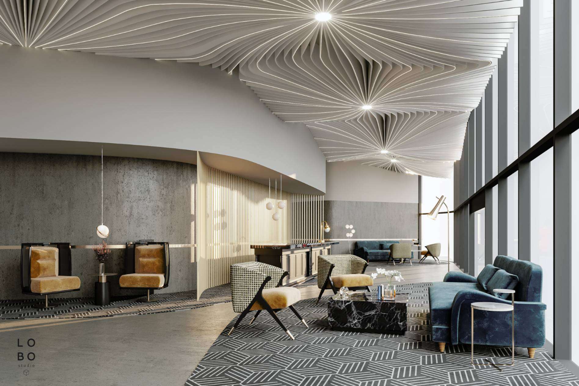 El innovador Render Hotel de Lobo Studio