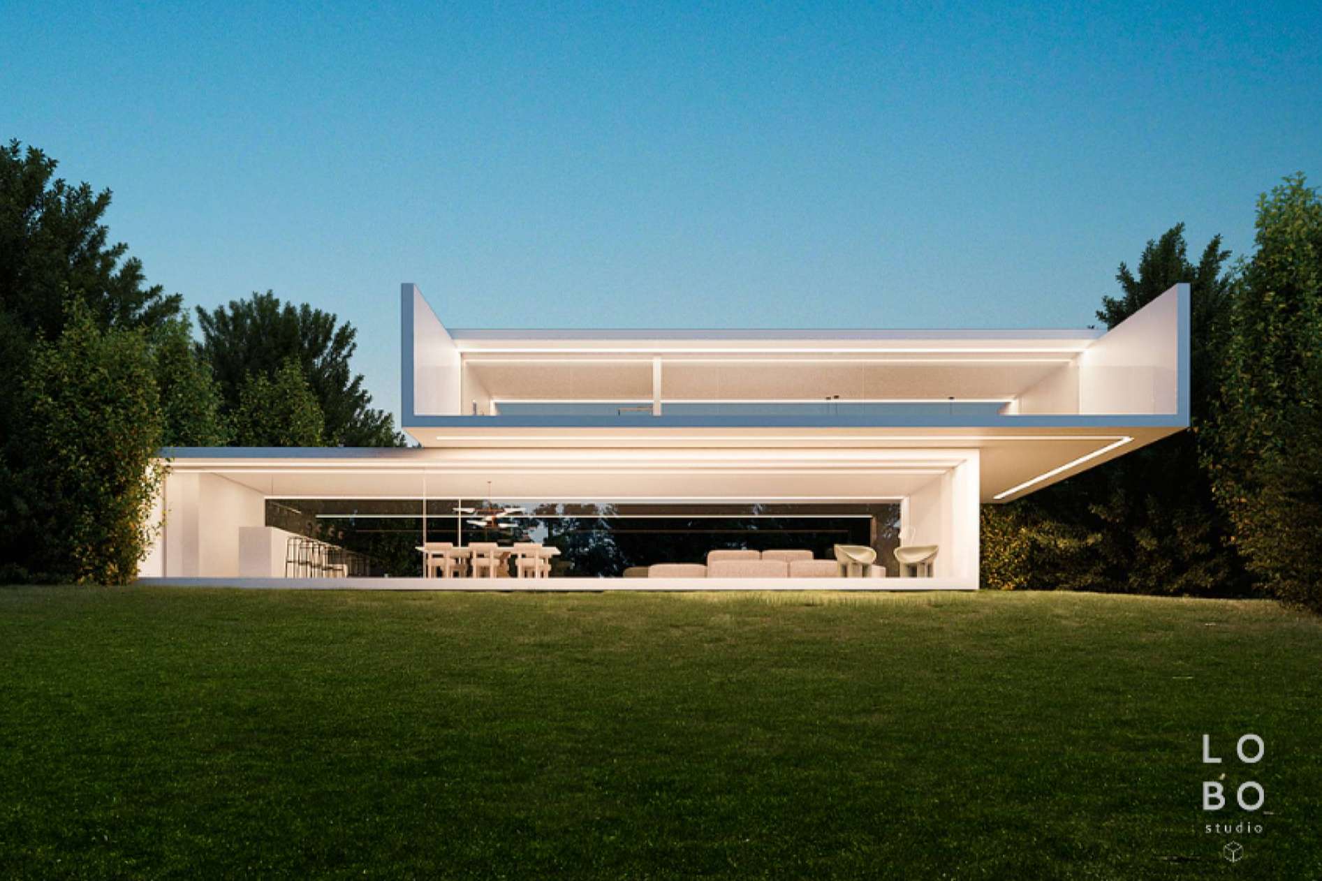 Arquitectura en 3D: el render de exteriores de Lobo Studio