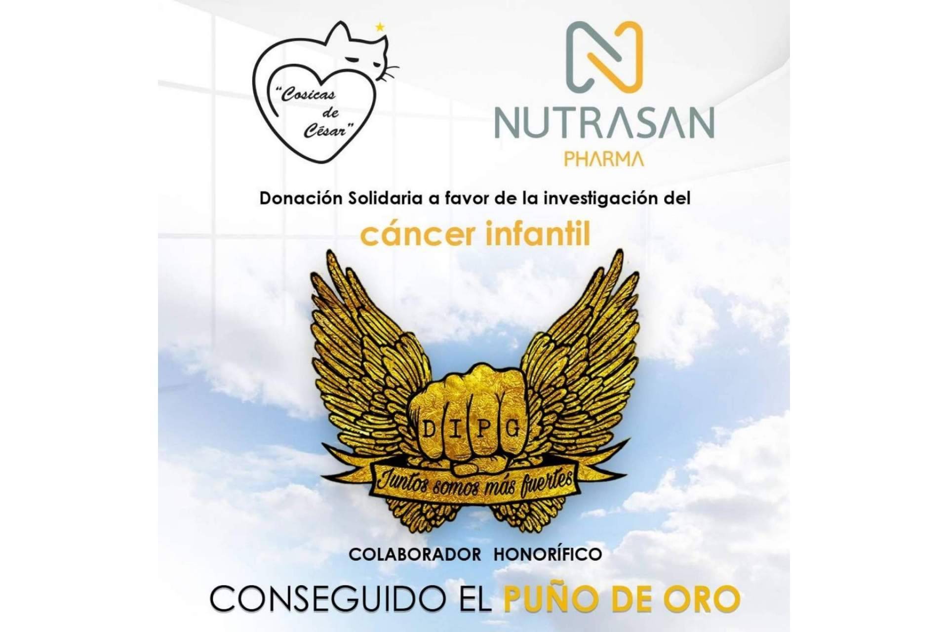 Nutrasan Pharma apuesta por acciones sociales y destina parte de los beneficios a la lucha contra el cáncer infantil