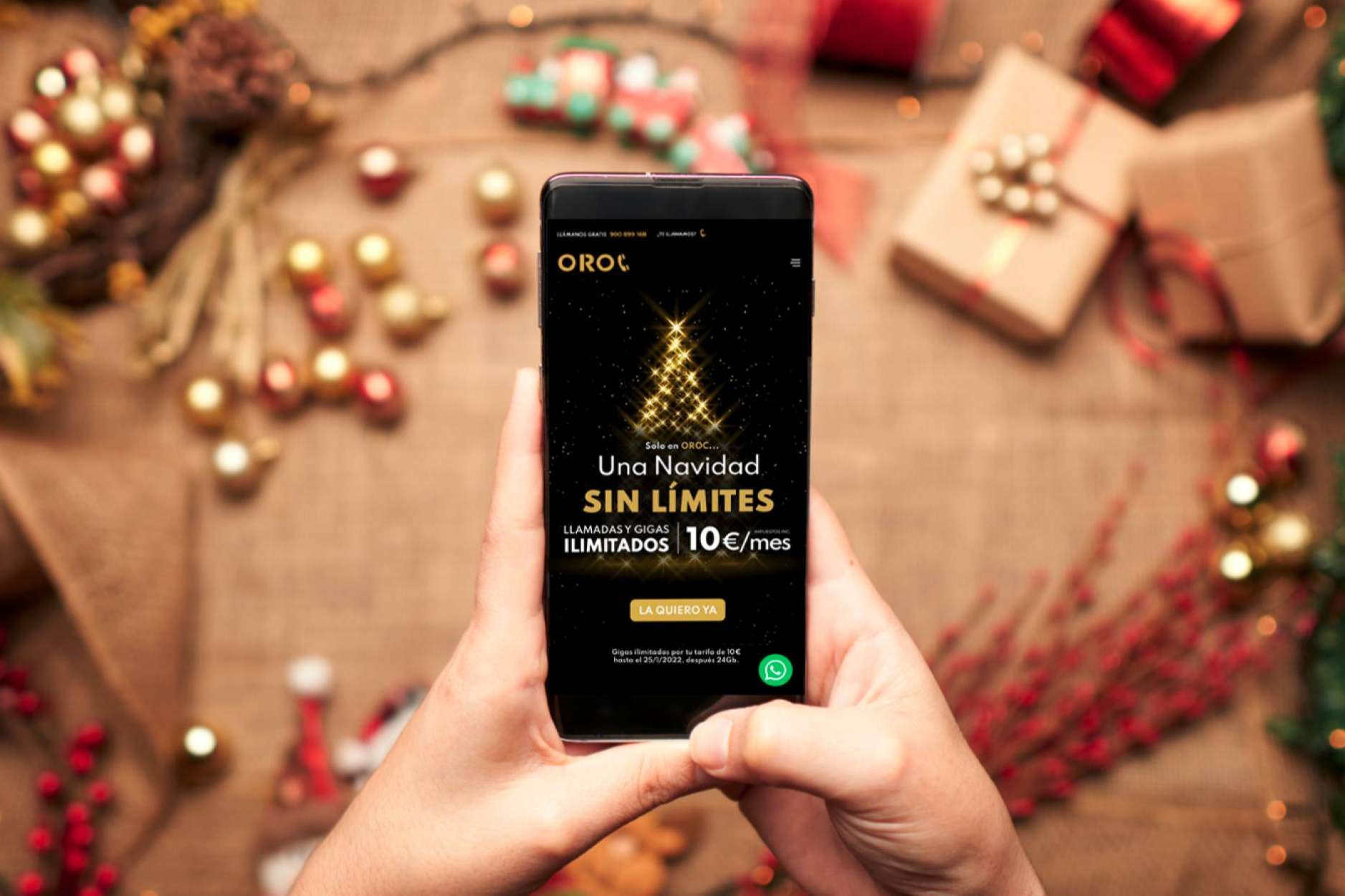 Las promociones de Navidad en OROC, llamadas y gigas ilimitados por solo 10 euros