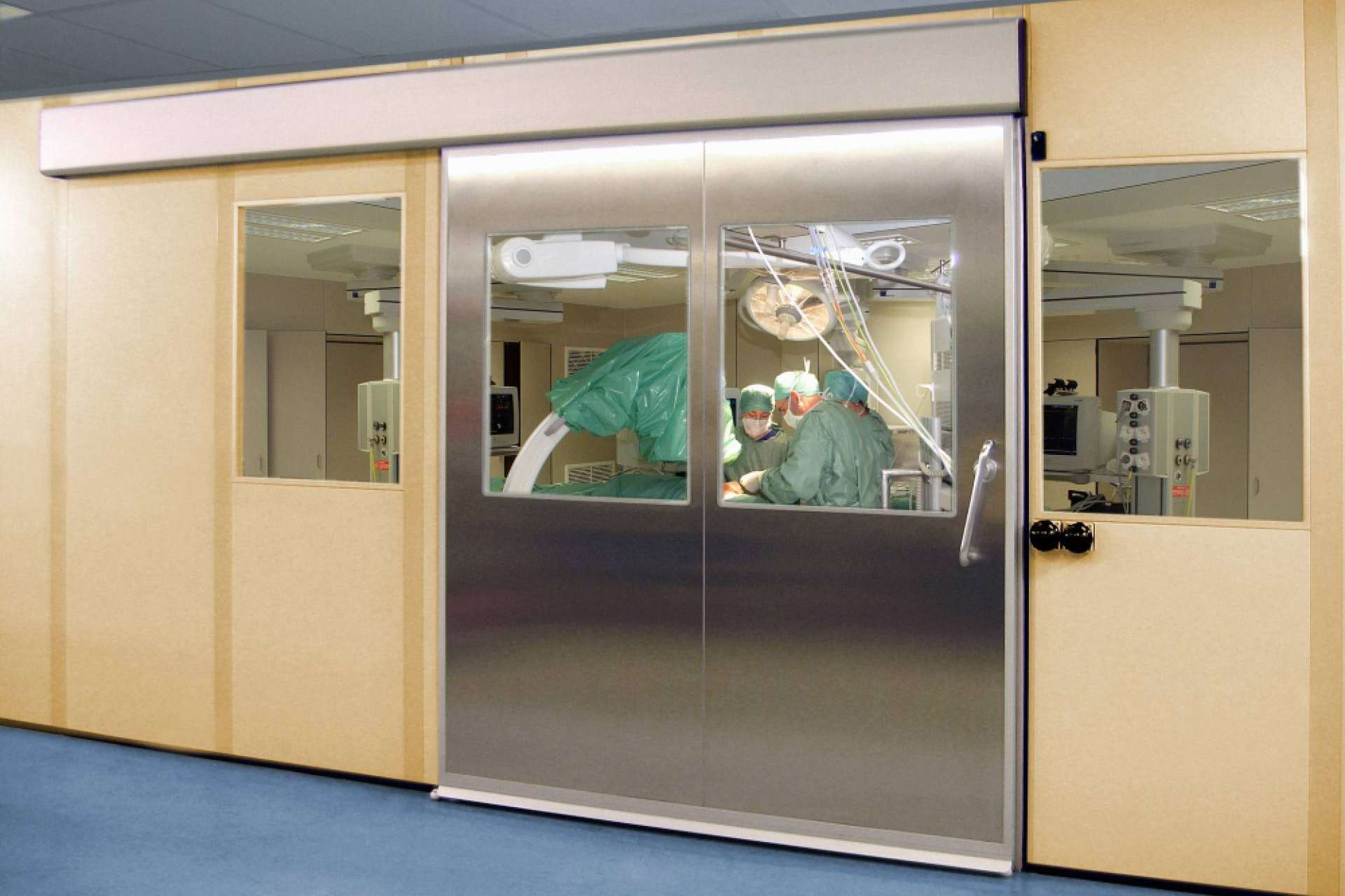 Las puertas herméticas correderas de la empresa ASSA ABLOY
