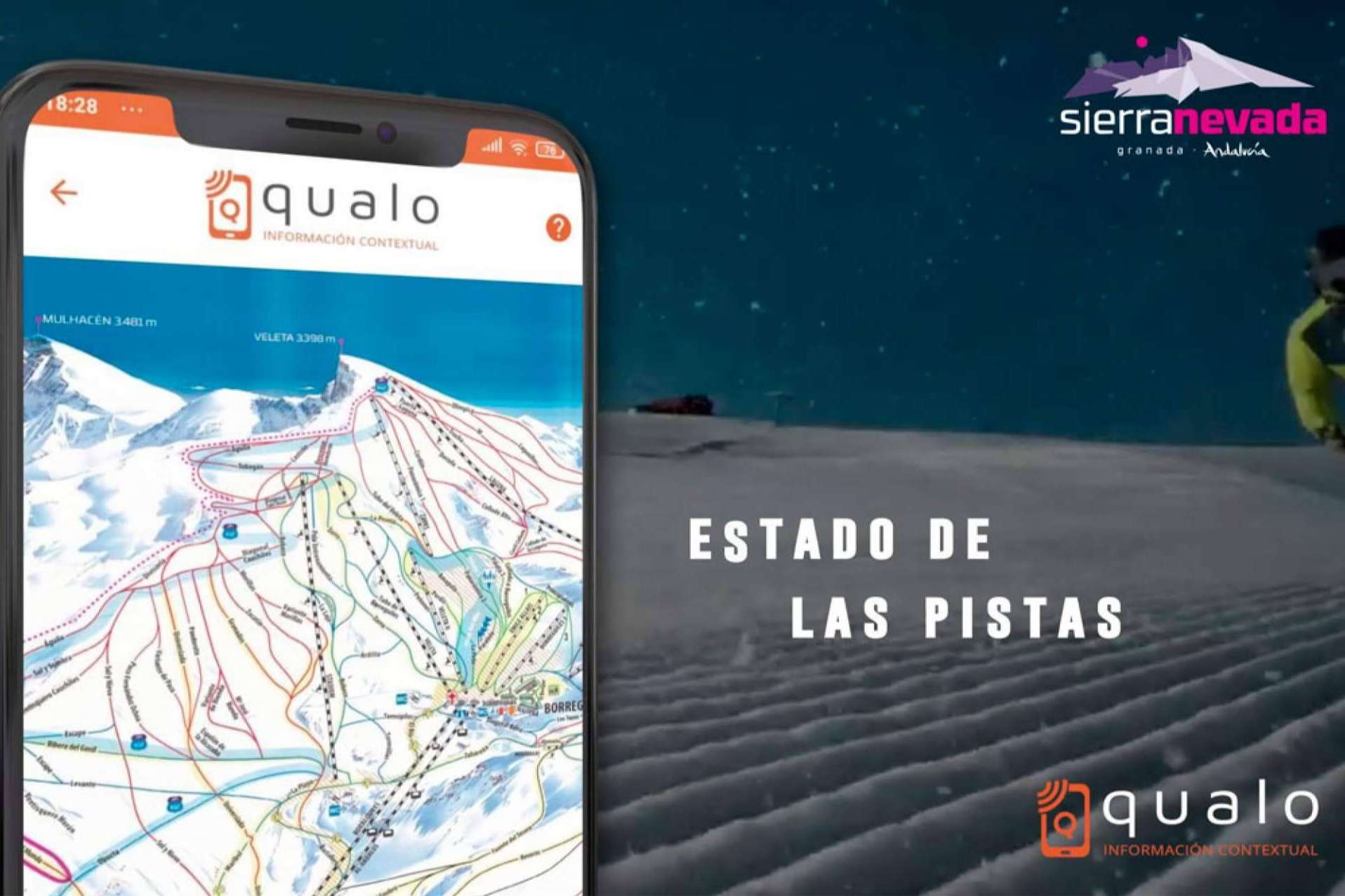 Servicios QUALO en la estación de esquí de Sierra Nevada (Granada)