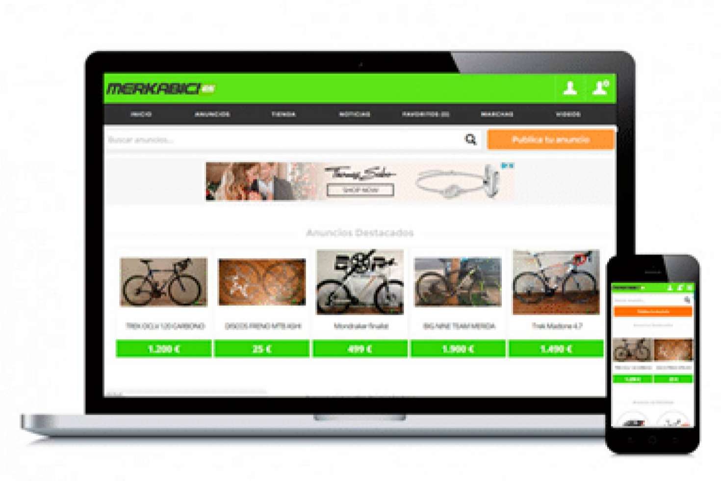 Merkabici, plataforma para publicar y vender bicicletas de segunda mano