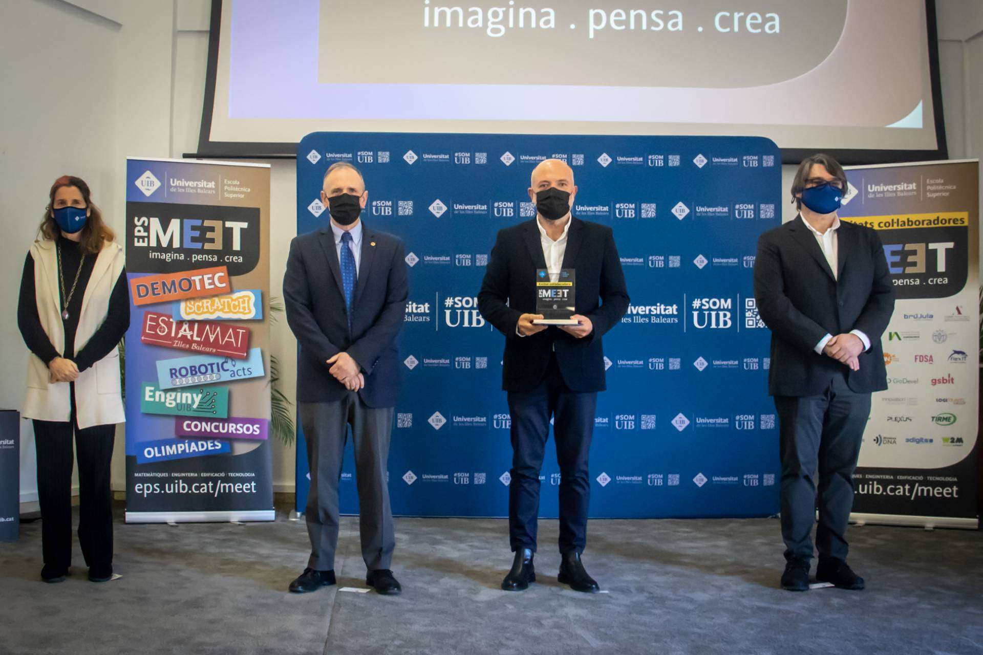 La empresa 3digits recibe un reconocimiento por su colaboración con la UIB en el programa MEET EPS
