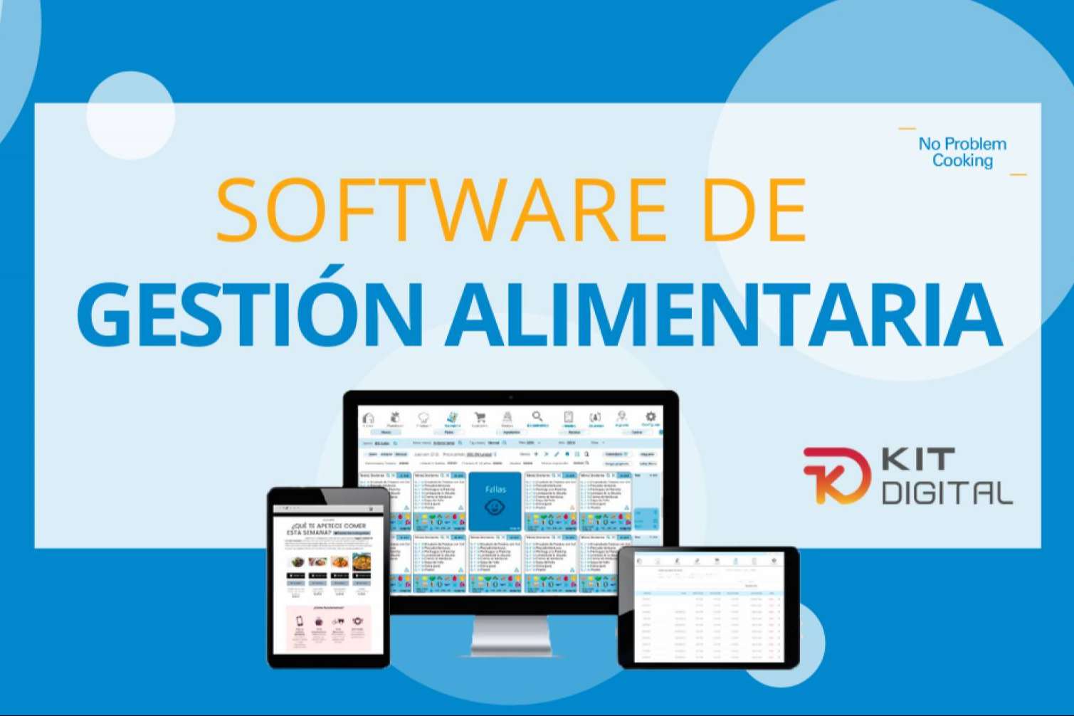 El Kit Digital permite conseguir un software de gestión alimentaria gratis