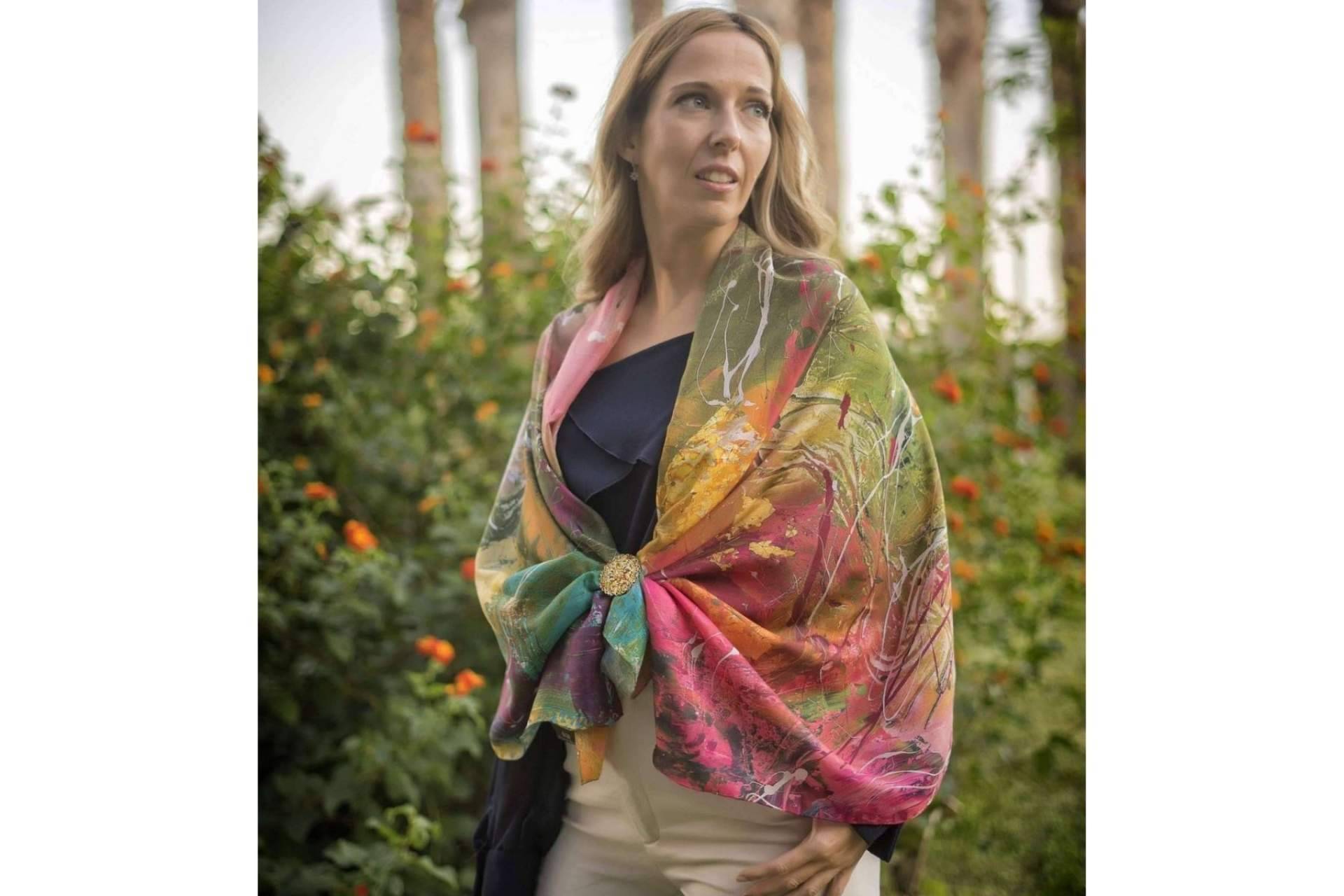 El arte que desprenden los foulards y pashminas de Full & Briss