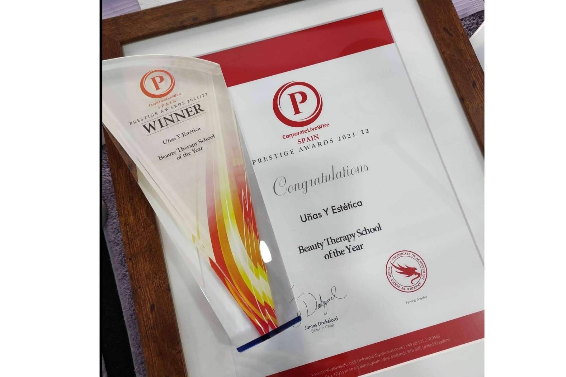 El reconocimiento de Prestige Awards a la academia Uñas y Estética