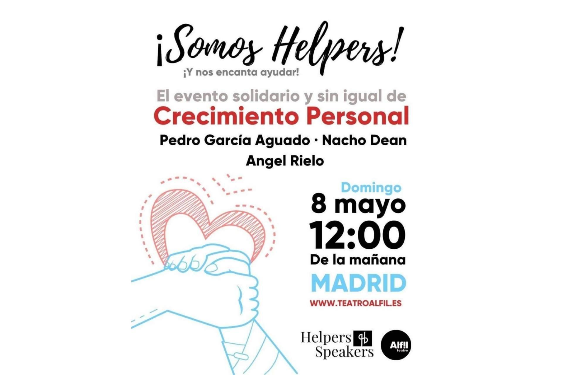 El lanzamiento de la conferencia solidaria '¡Somos Helpers! y nos encanta ayudar'