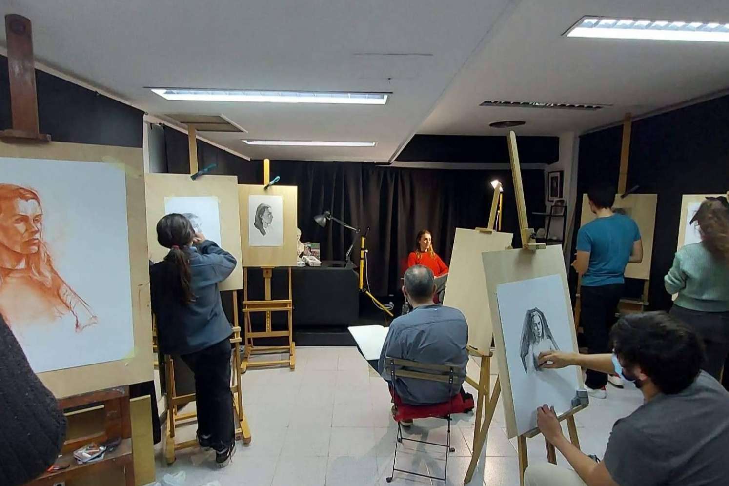 Cursos de pintura con la metodología de la academia Estudio Ilógico