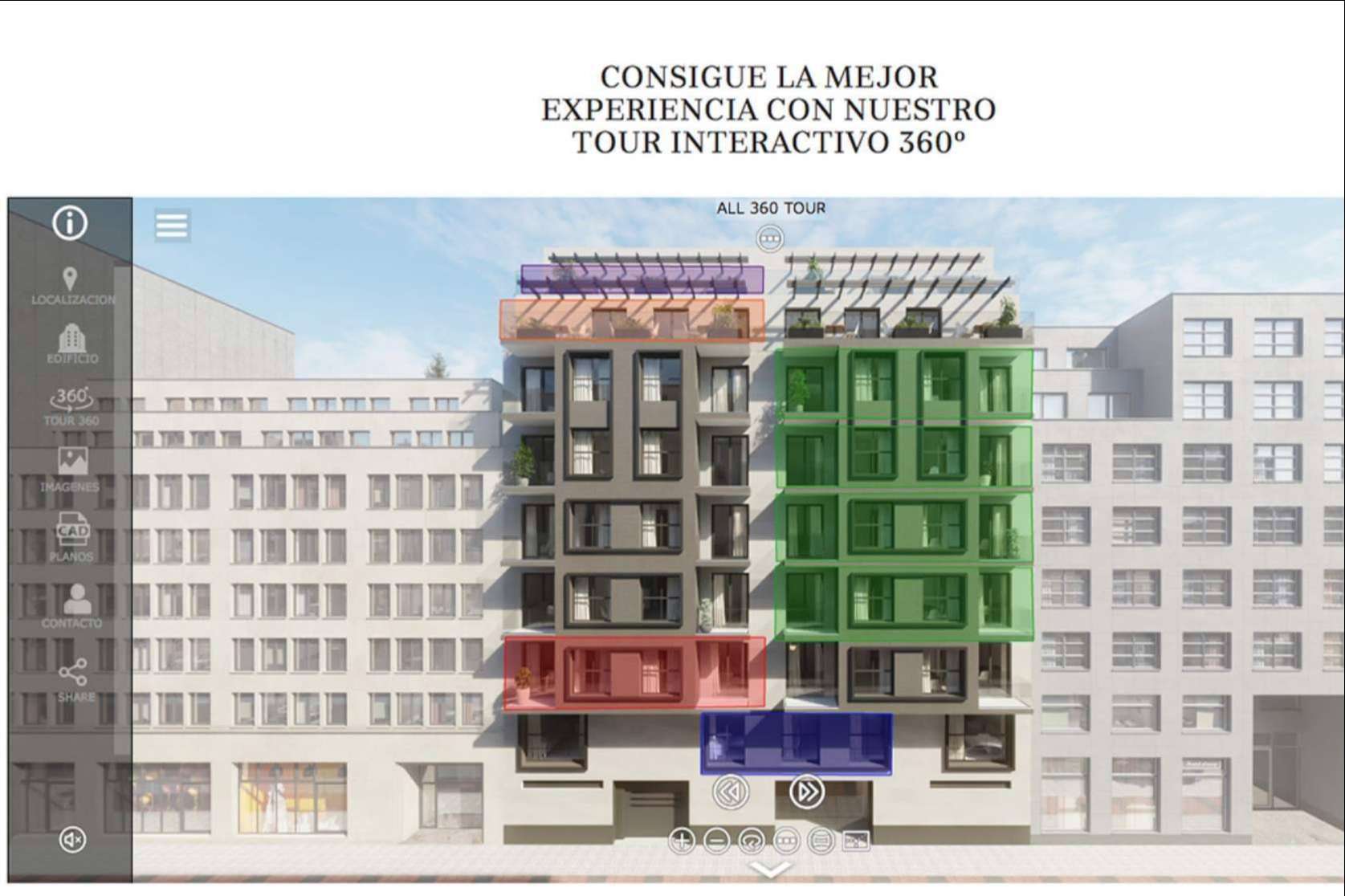 Presentar una propiedad de forma completa con la tecnología Render 3D de Visual Re