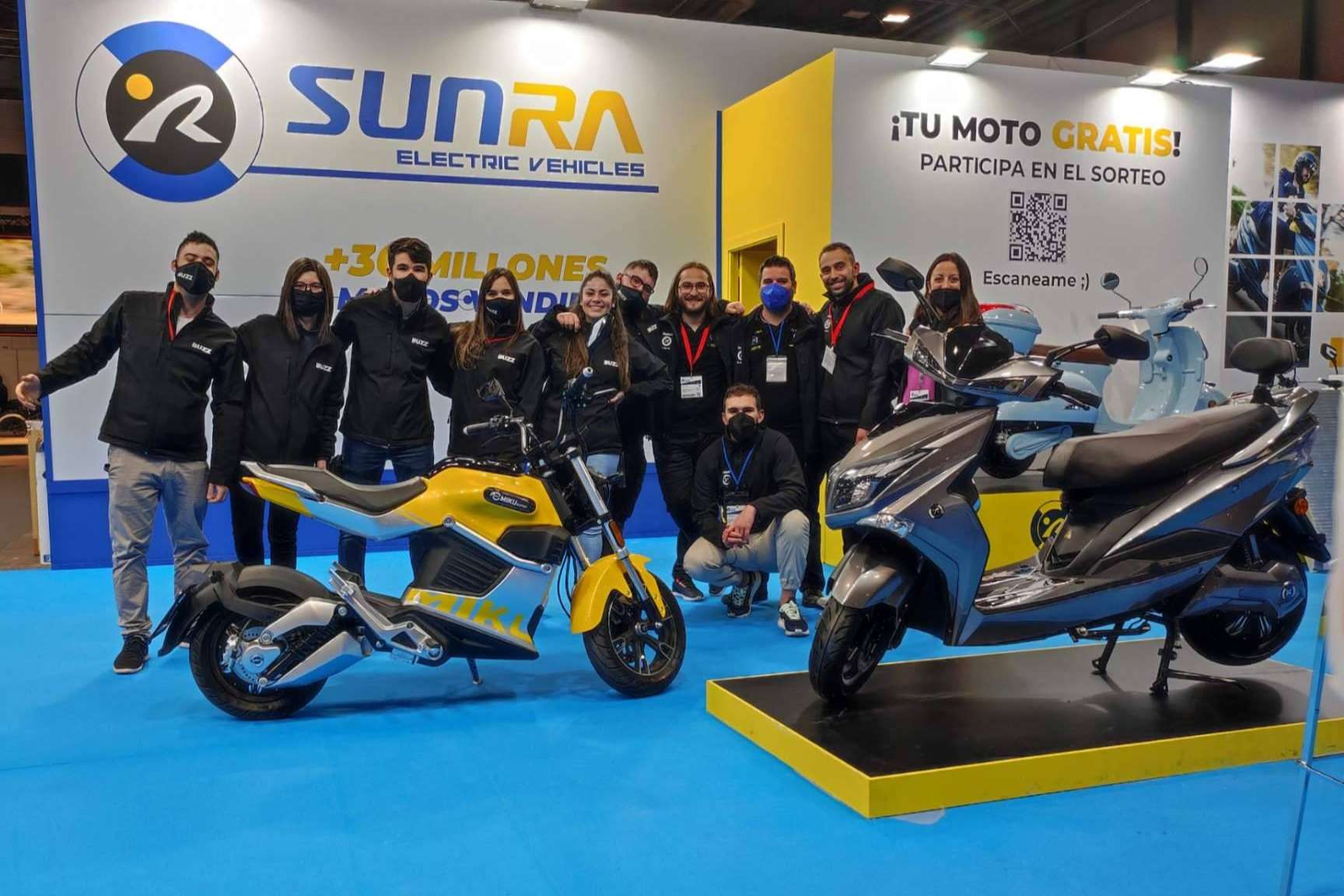 Una de las marcas líderes en movilidad eléctrica y arrasa en la celebración de Vive la Moto, SUNRA