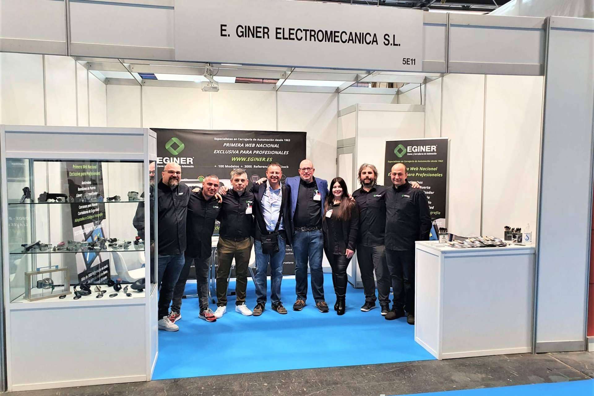 El gran éxito del stand de la firma EGINER en la Feria Motortec 2022