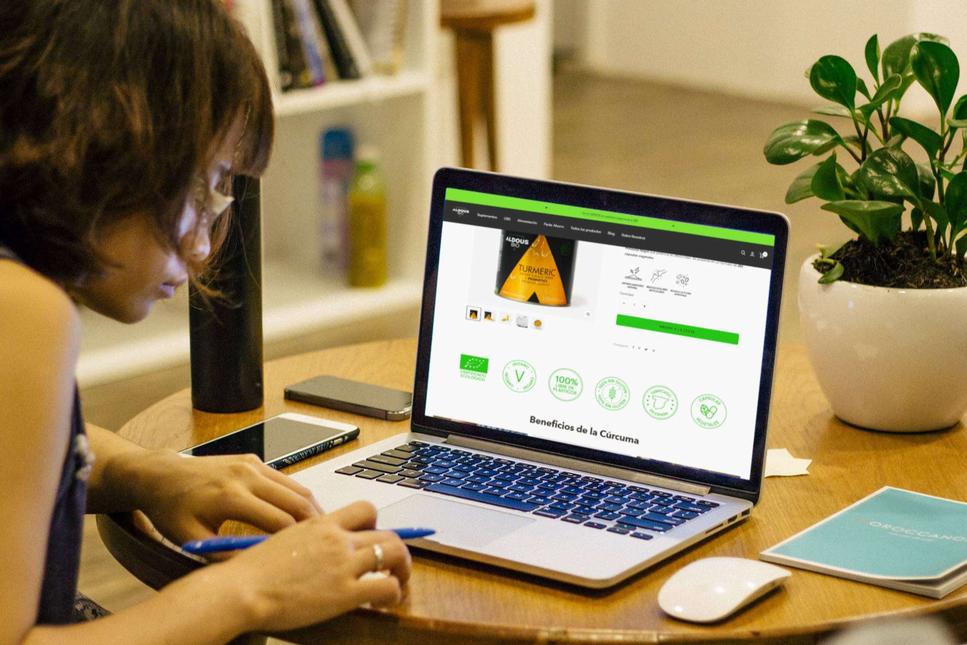 La nueva web de Aldous Bio para aumentar su conversión y comunidad de usuarios