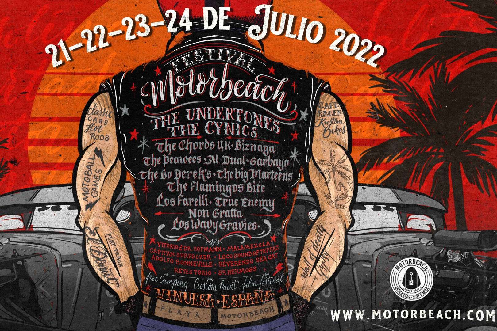 Motorbeach 2022, el festival de música y motor, llega a Vinuesa del 21 al 24 de julio