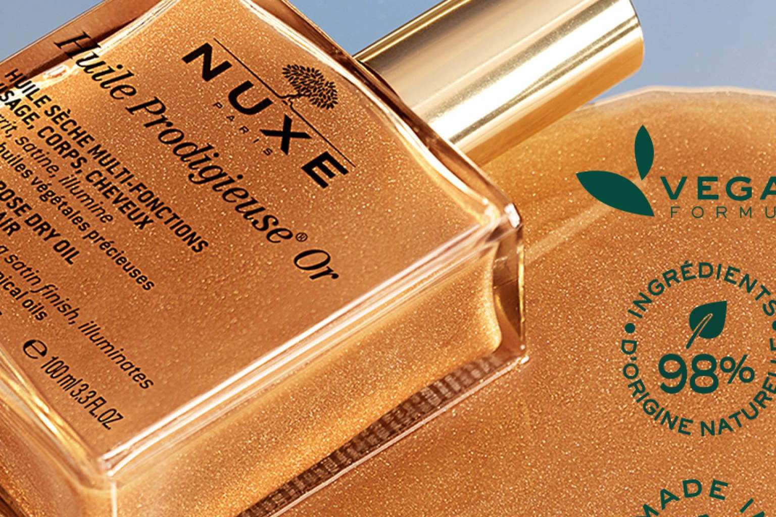 Huile Prodigieuse de Nuxe, disponible en La Para-Farmacia del Puerto, proporciona hidratación y cuidado de la piel