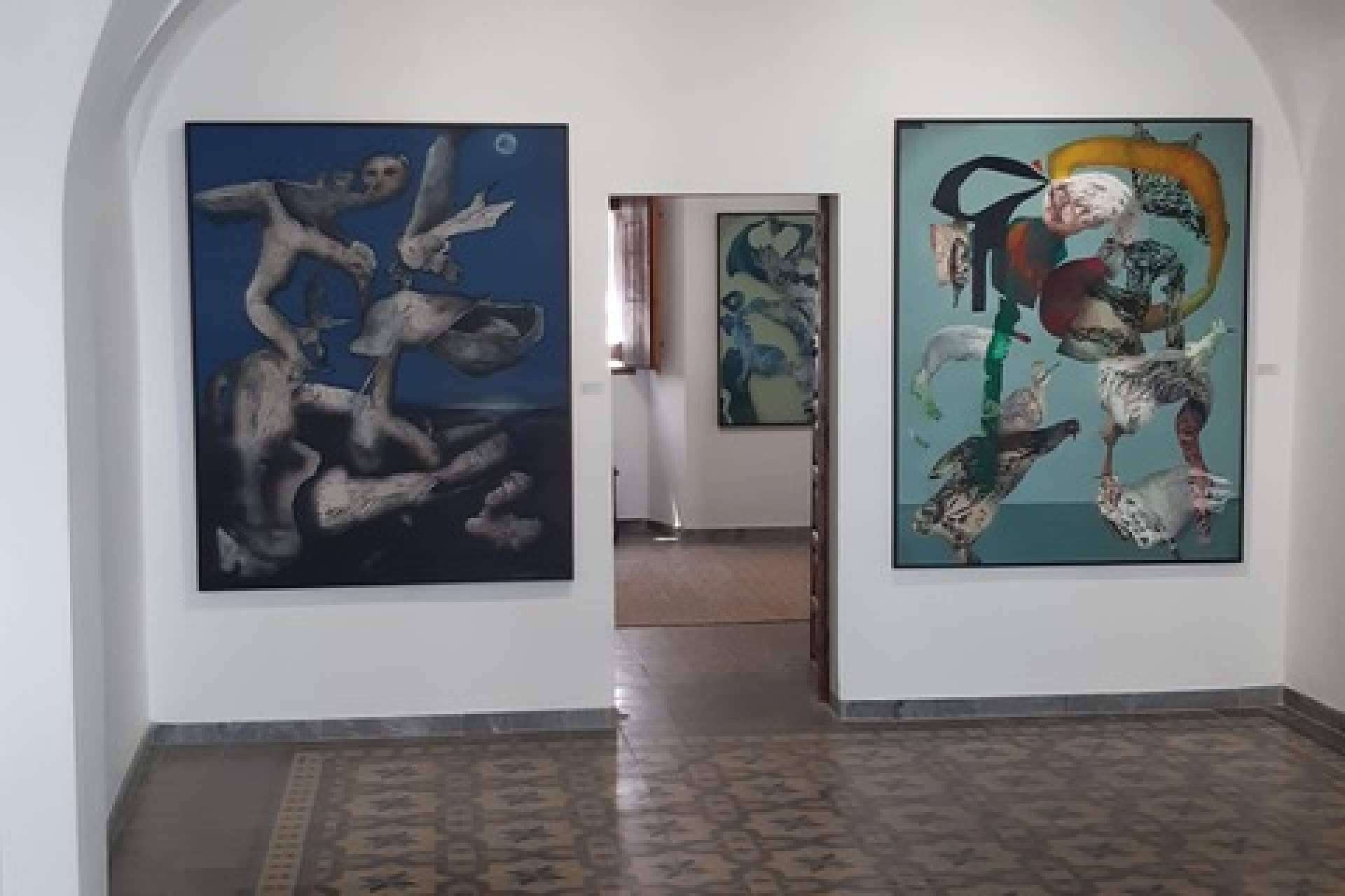 Inauguración de la exposición de Carlos Muñoz-Vargas en la Fundación Museo VanderLinde en Montánchez (Cáceres)