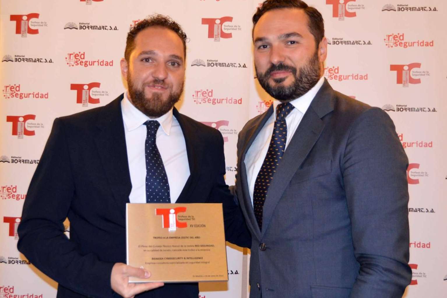 'Mejor empresa de ciberseguridad del año', el premio ganado y recogido por Mikel Rufián