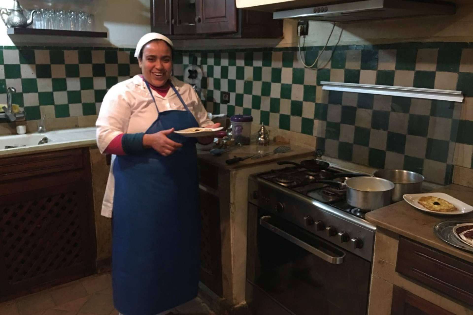 Gastronomía tradicional marroquí en el Riad Belle Epoque