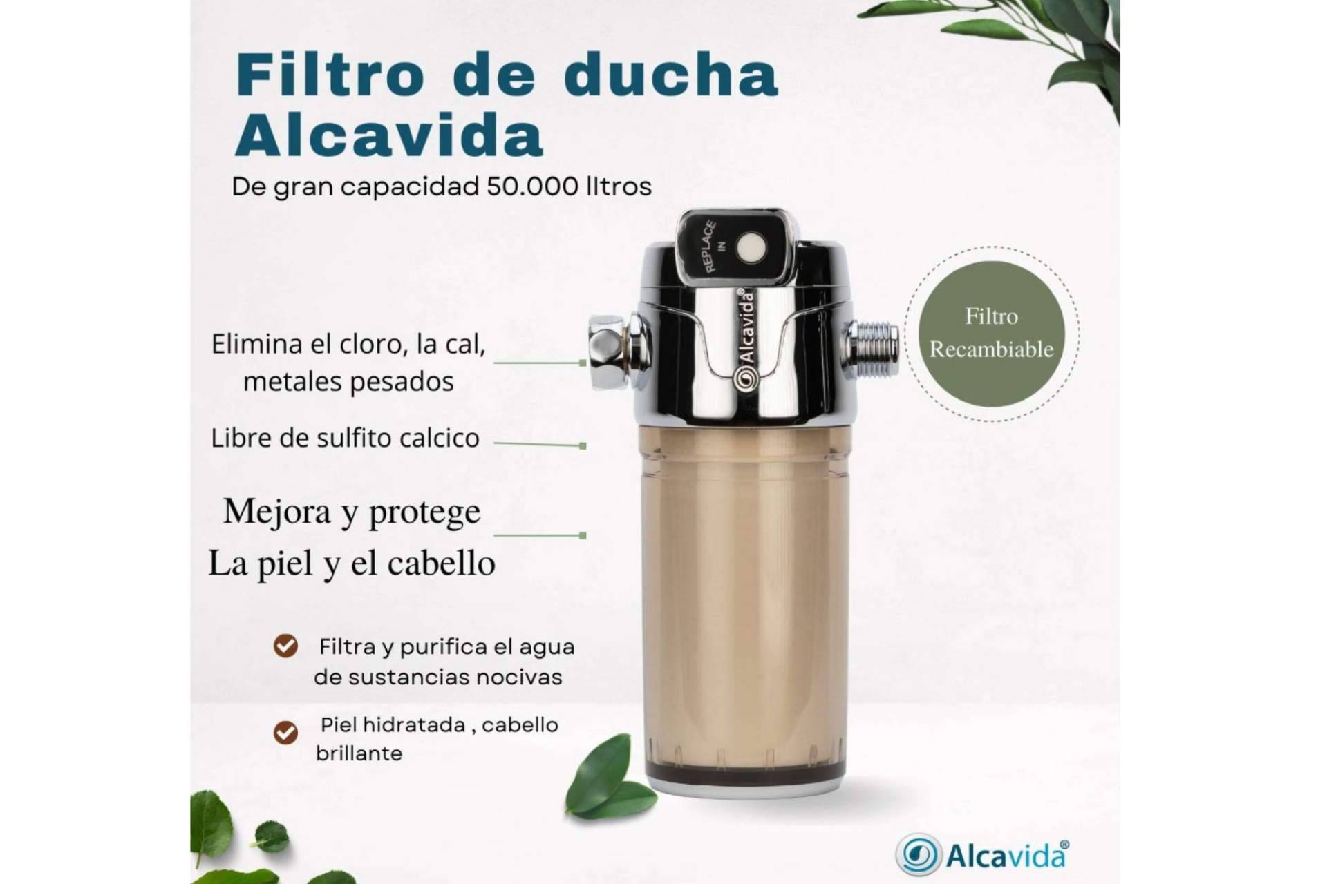 Instalar filtros para la ducha que cuiden la piel y el cabello