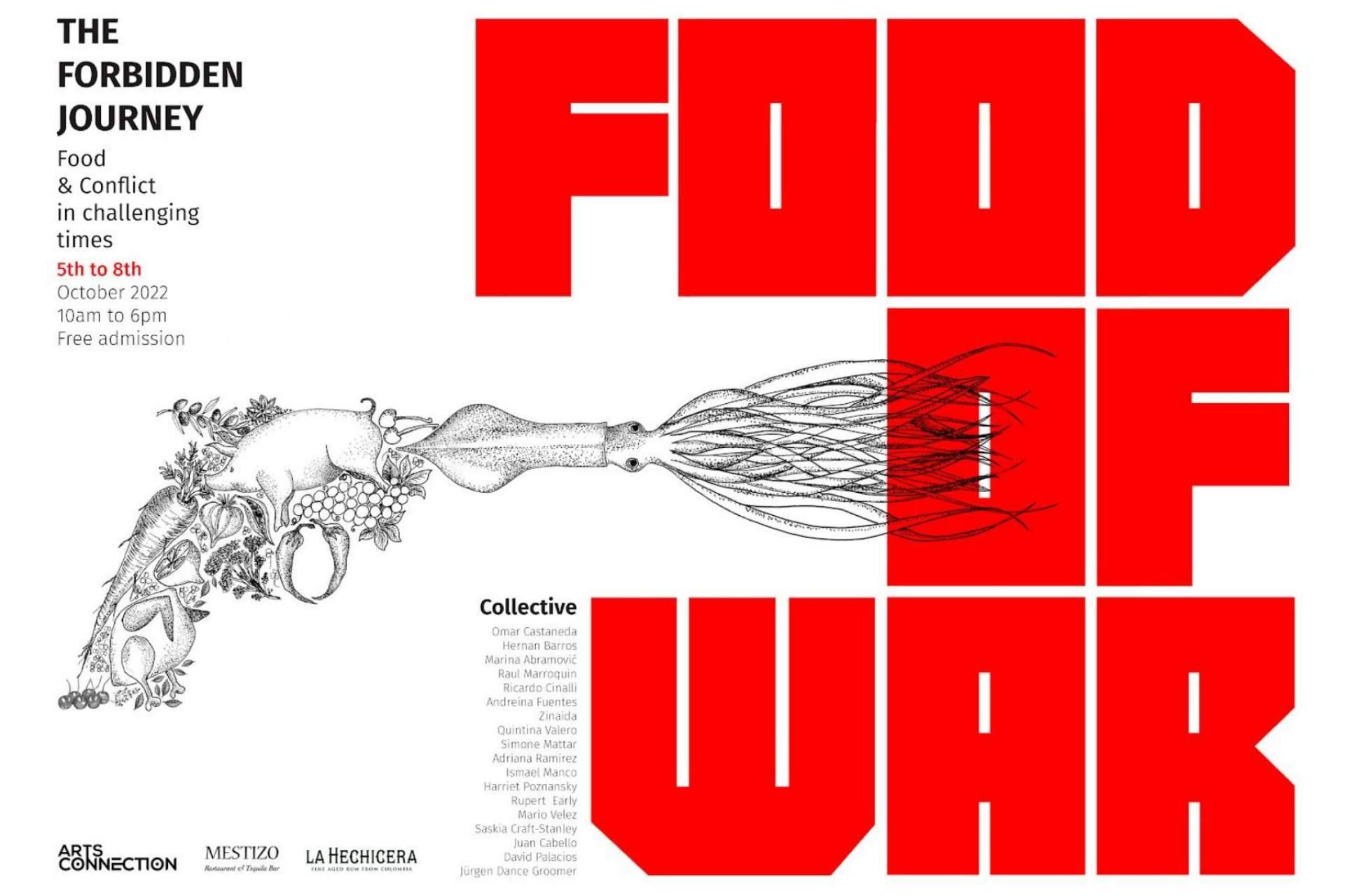 La exposición 'The Forbidden Journey' en Londres, donde está presente el colectivo de arte Food of War