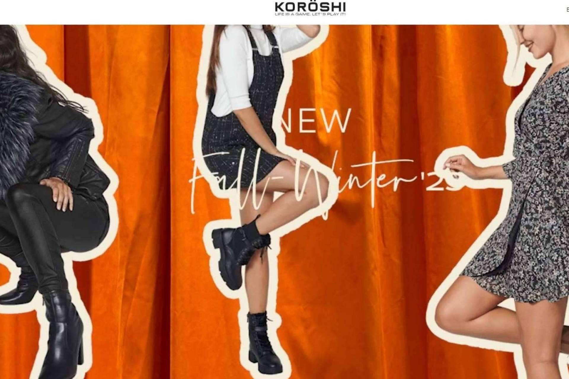 Nueva colección otoño-invierno de ropa Koröshi