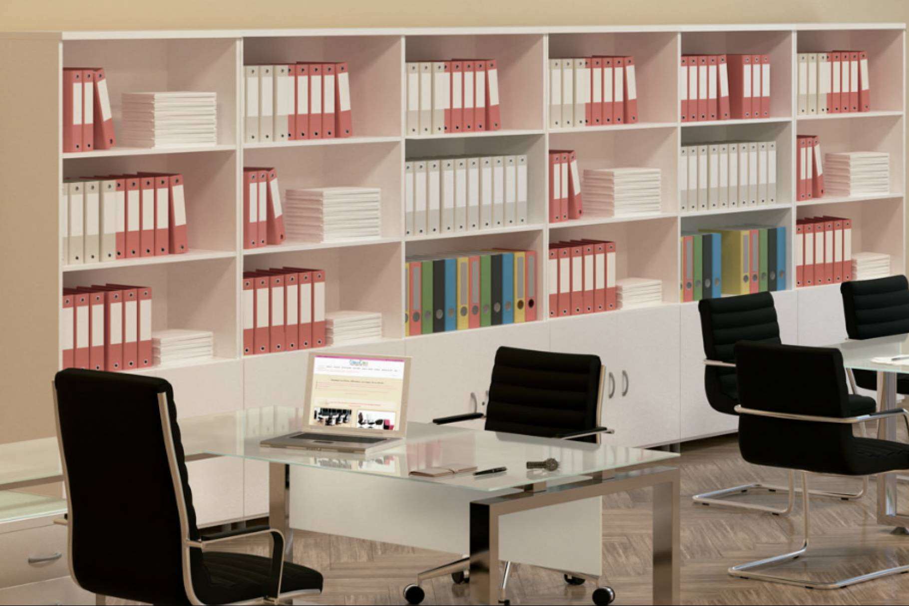Office Deco y su catálogo de librerías y armarios de oficina para archivar