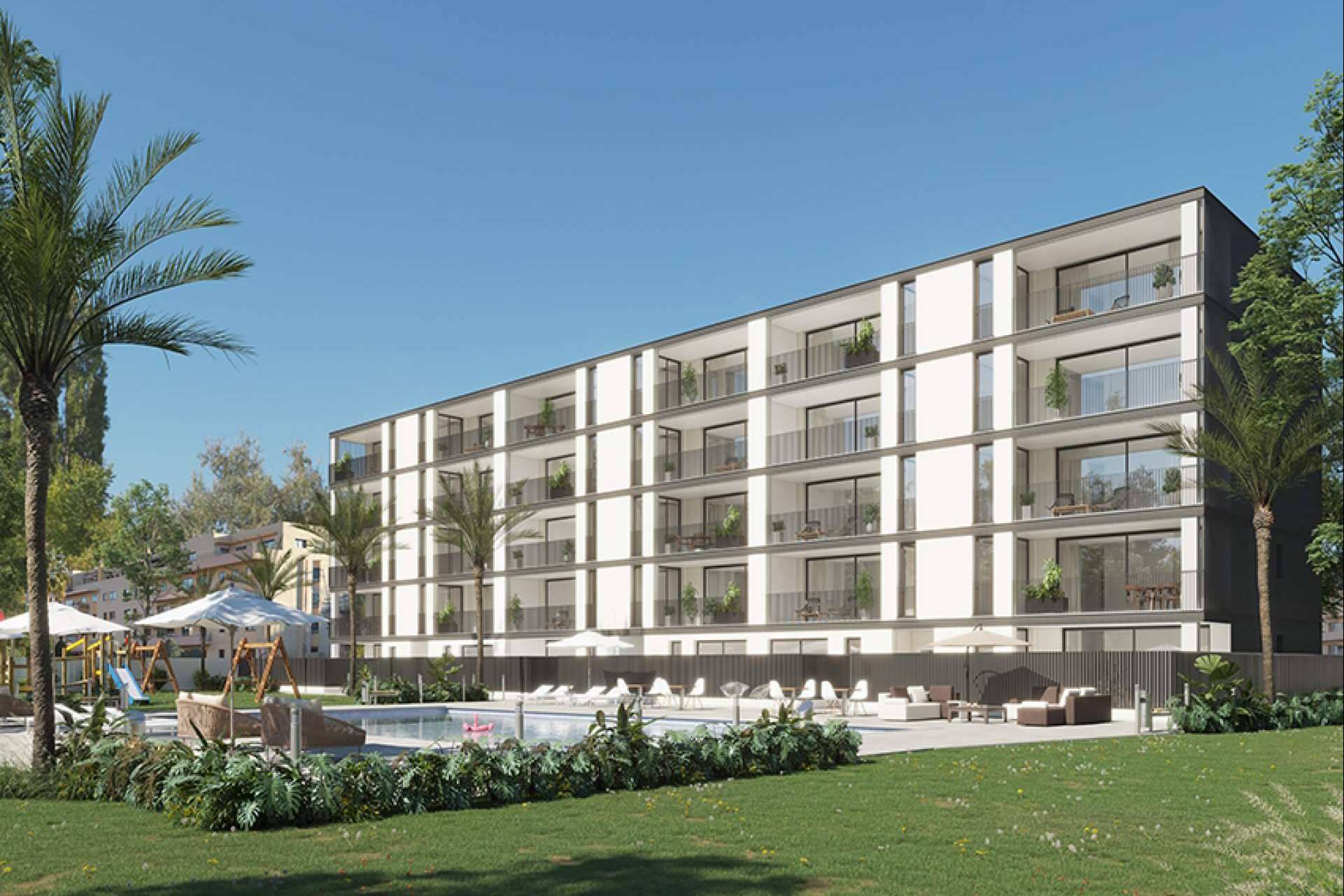 Renders de exteriores hiperrealistas para la promoción inmobiliaria, de la mano de VisualRE