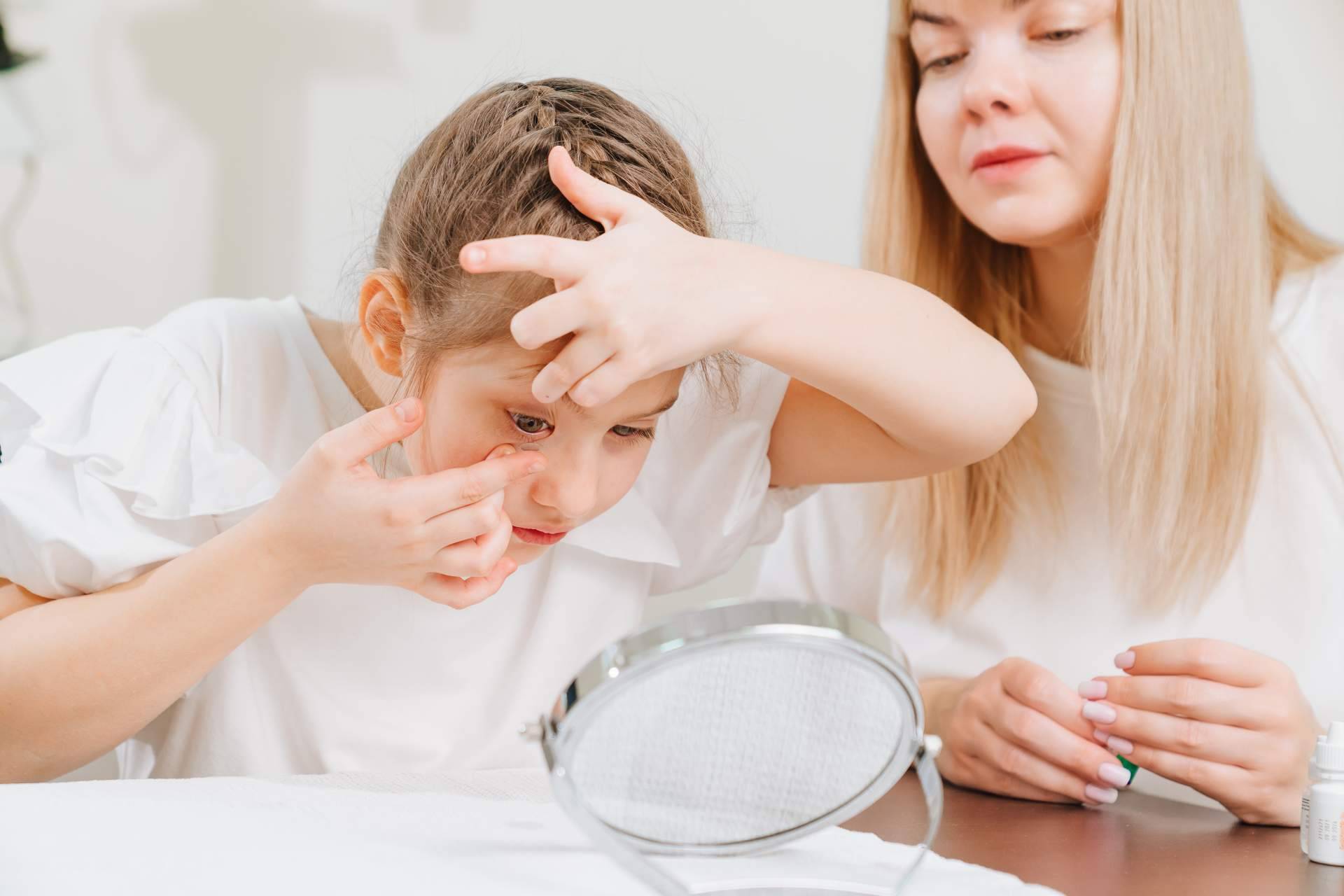 Lentes de contacto que no son conocidas