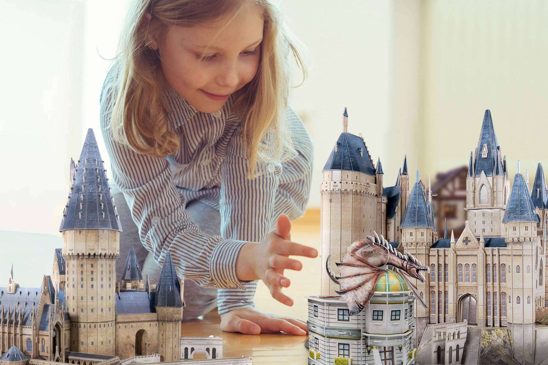 Puzzles 3D Harry Potter para los más fanáticos de la saga, disponibles en WorldBrands