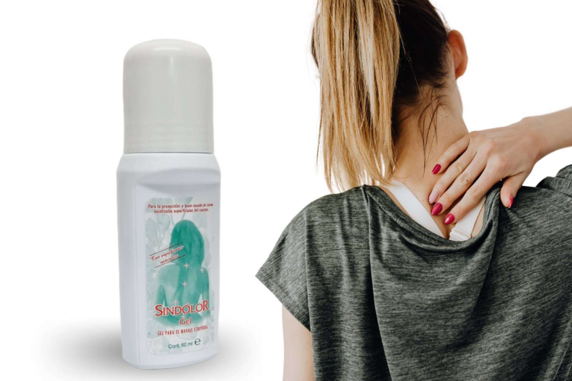 Tienda Gel SinDolor presenta Gel SinDolor, un rollon para dolor muscular con Aloe Vera y Arnica