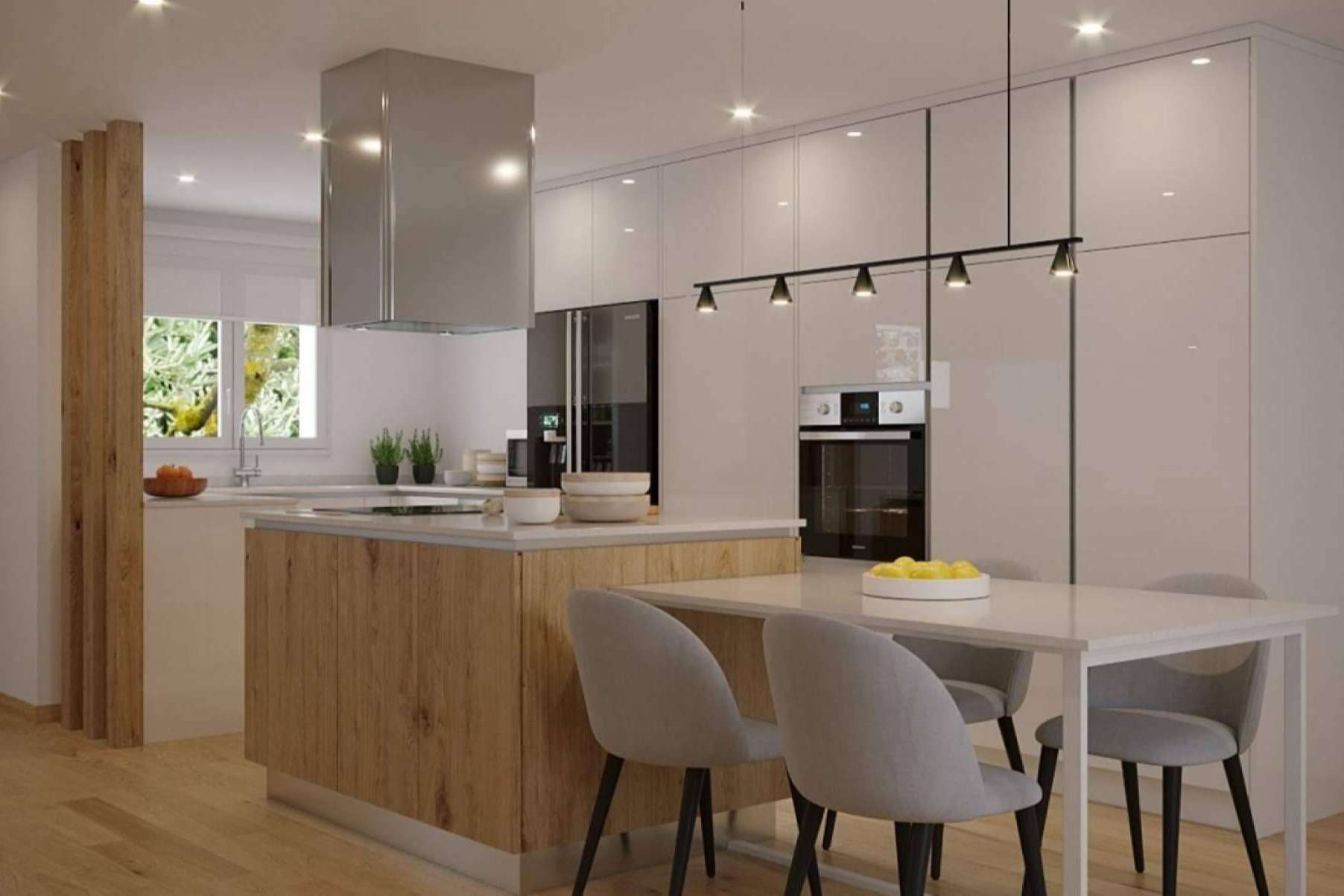Diseñar cocinas con isla a partir de imágenes 3D