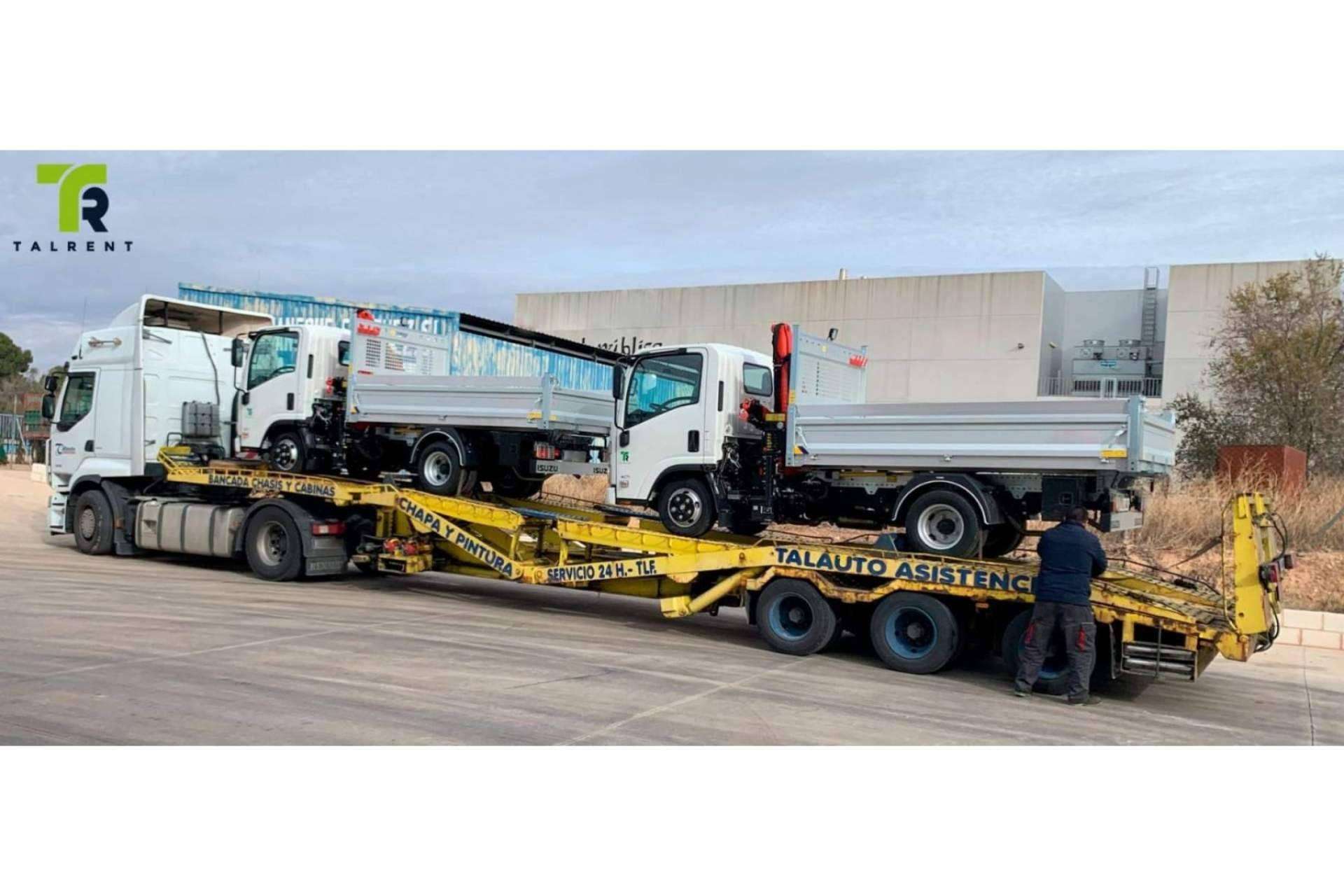 Talrent se posiciona a la cabeza de las empresas de alquiler de vehículos industriales