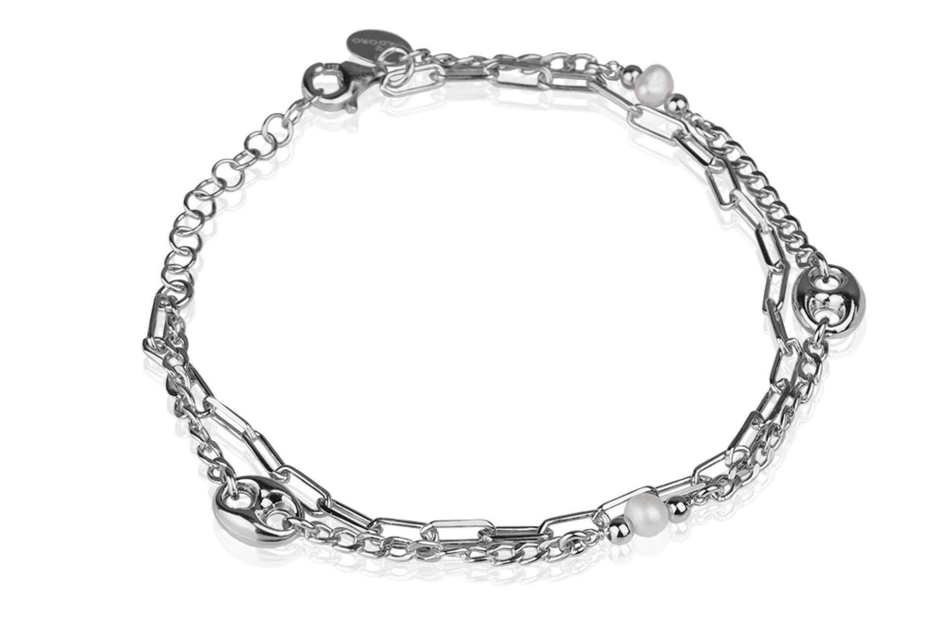 T-ADORO dispone de pulseras de bolas multicolor de plata