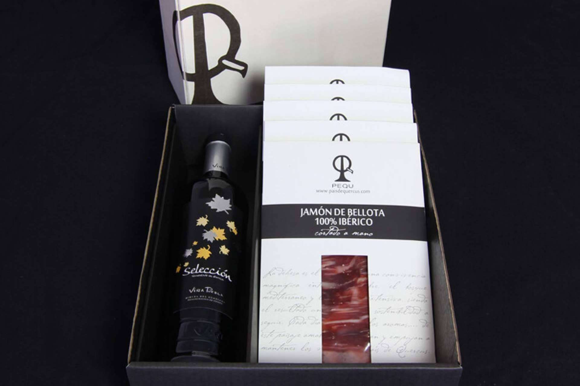 Regalar los packs de selección de productos de Pais de Quercus