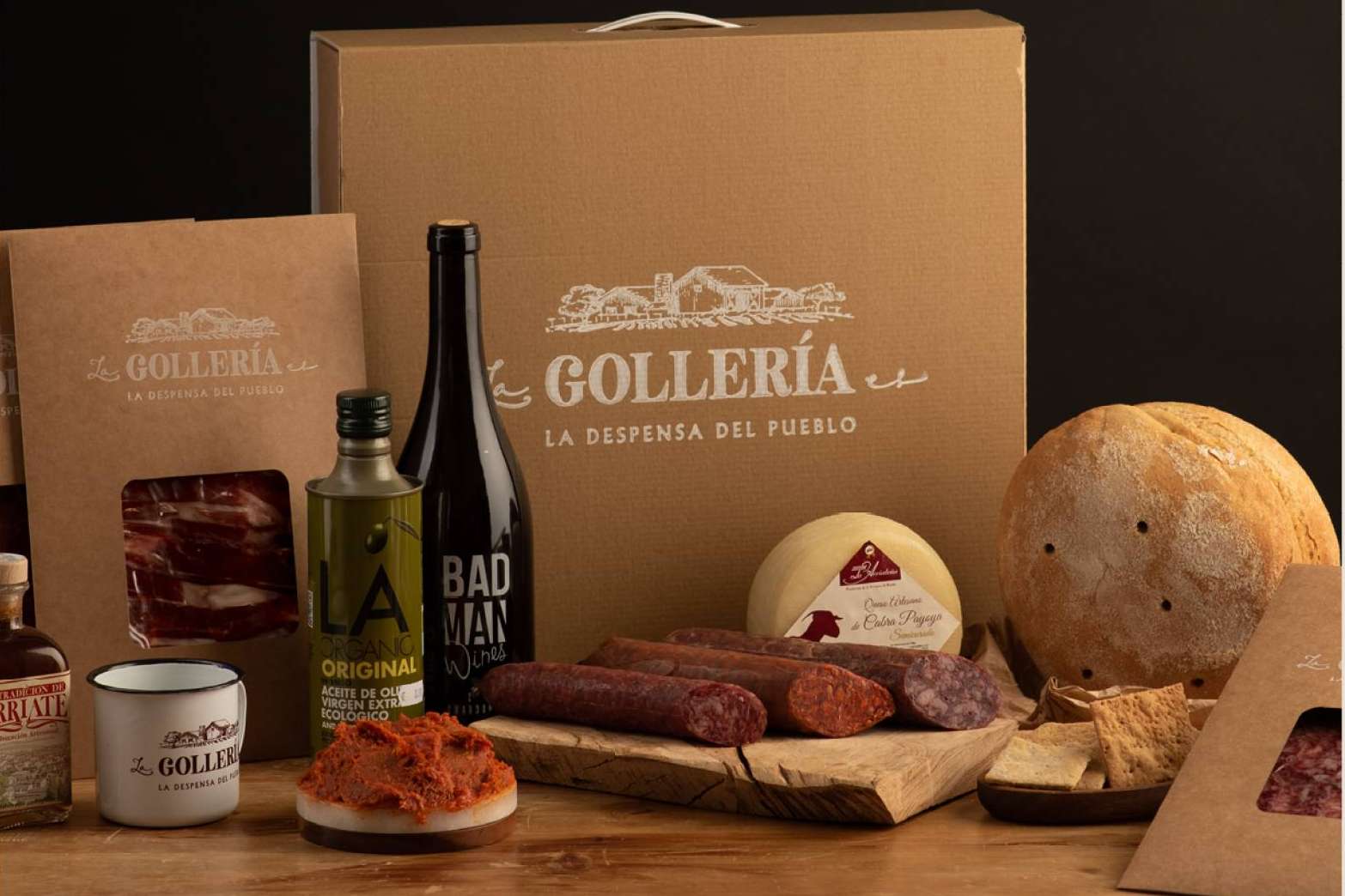 La Gollería ofrece cestas de Navidad con productos artesanos de la Serranía de Ronda