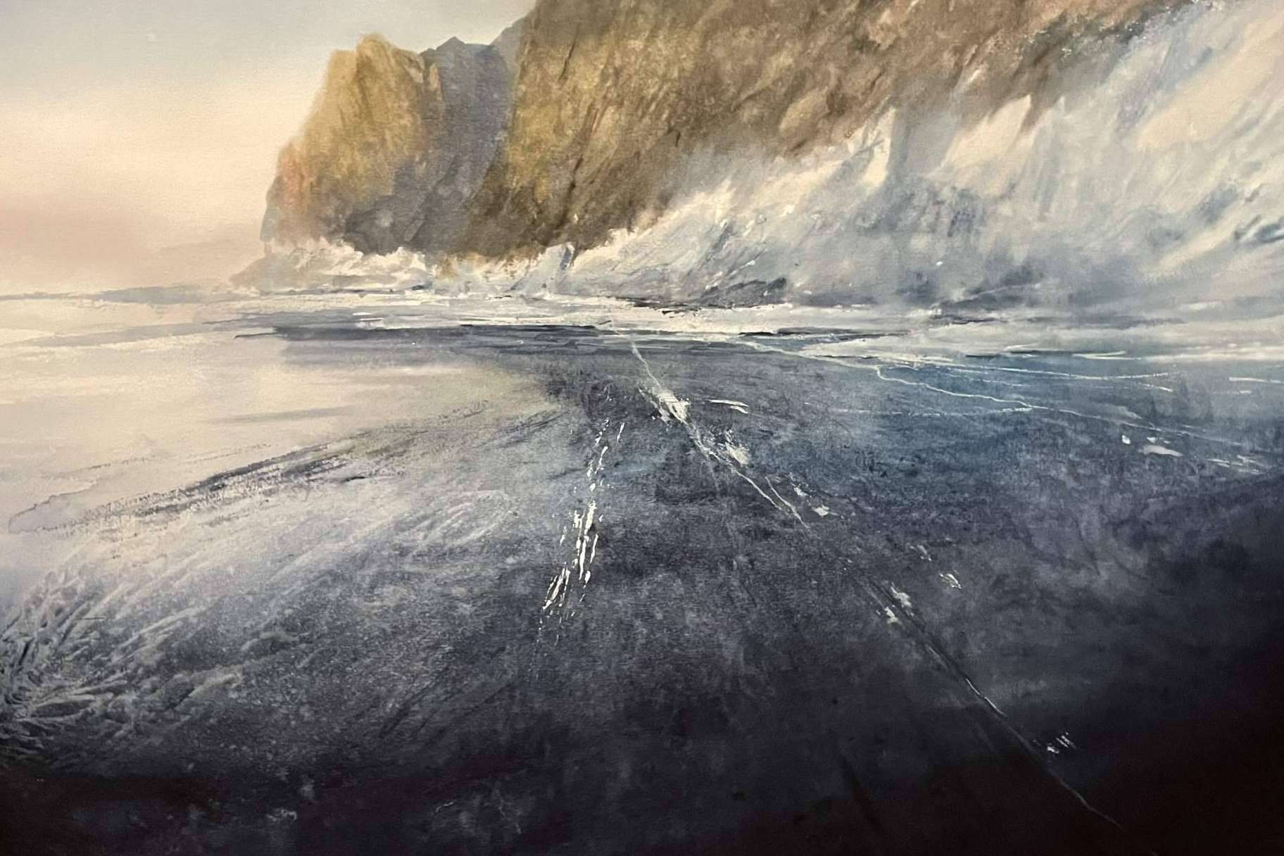 Vicente García Fuentes, el artista que ha sido jurado en la exposición más importante de acuarela en Islandia