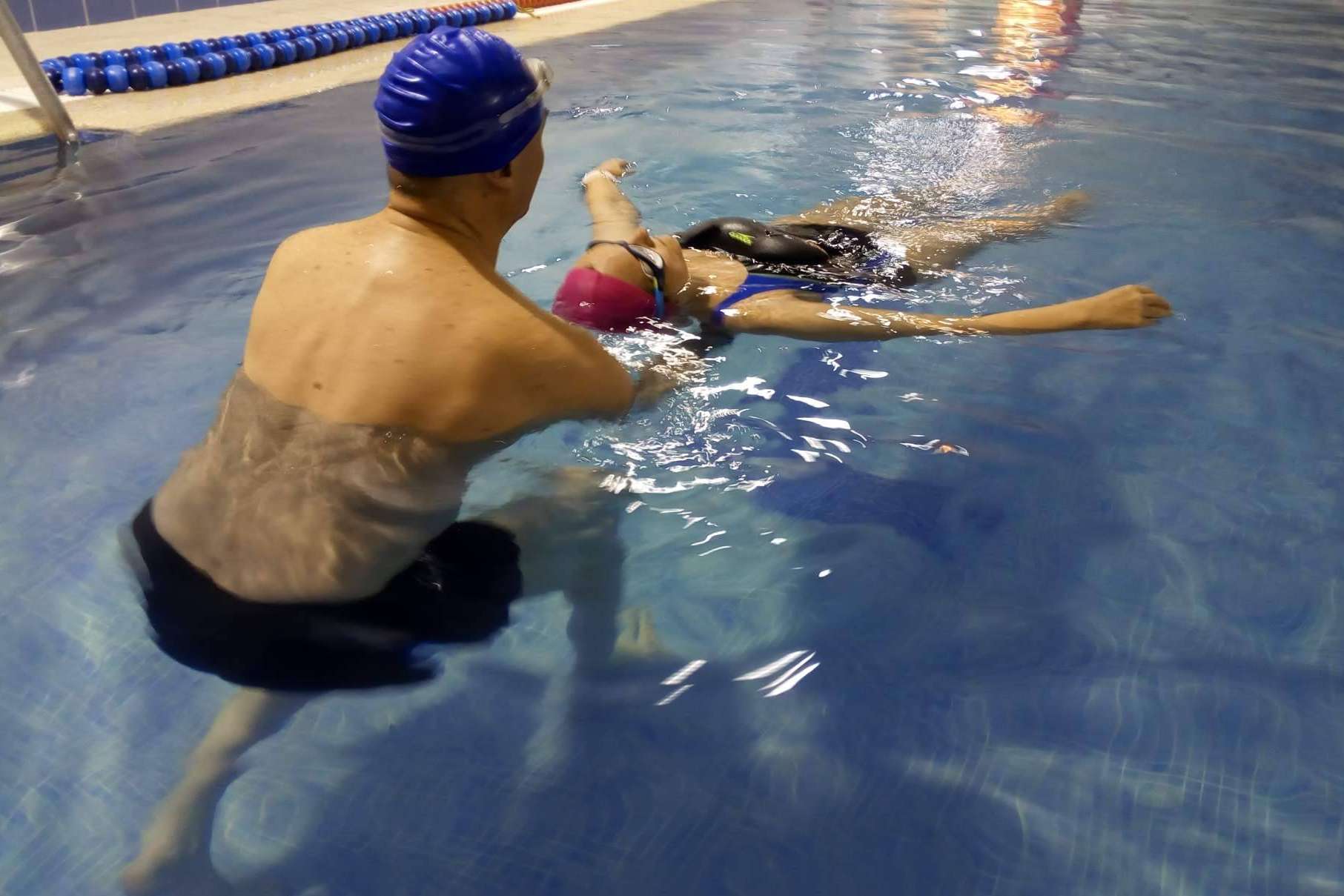 Superar el miedo al agua con el método de los cursos de natación Nadar Sin Miedo