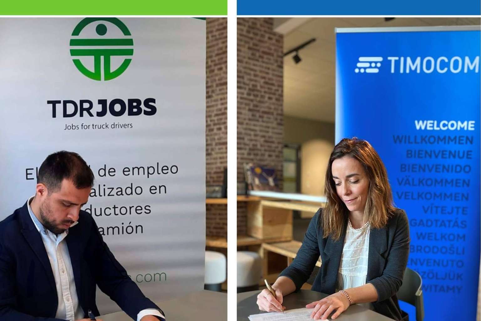 TIMOCOM llega a un acuerdo de colaboración con TDRJOBS