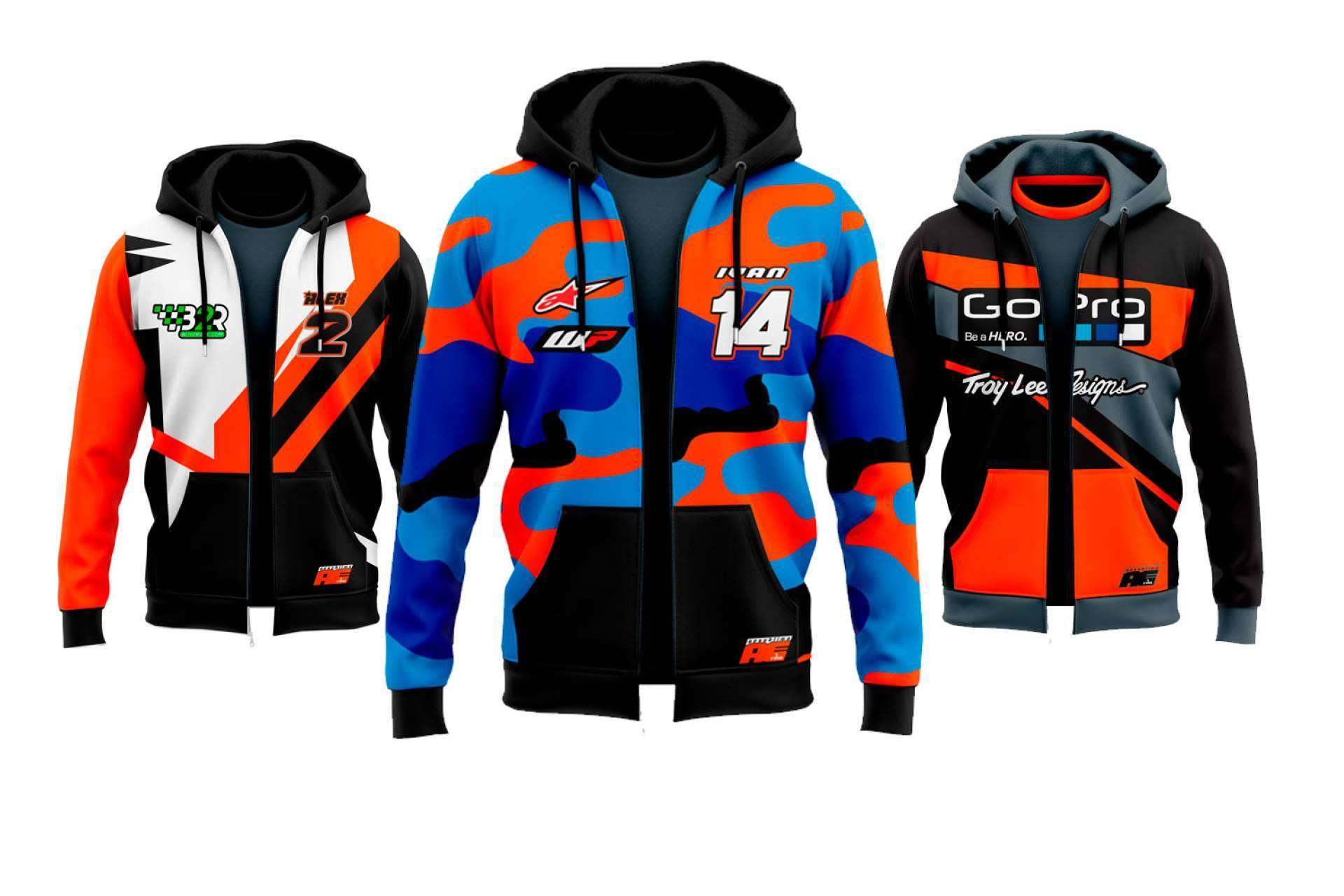 Sudaderas personalizadas para motos con los modelos exclusivos de ADHESIVOSEMBARRADOS