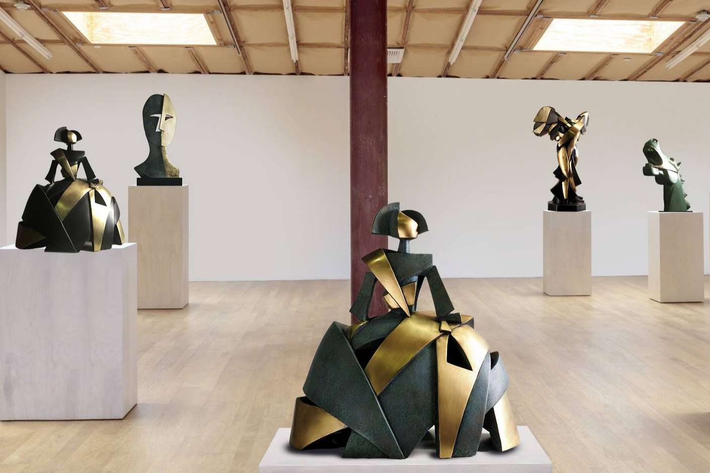 El portafolio de la escultura cubista de Miguel Guía