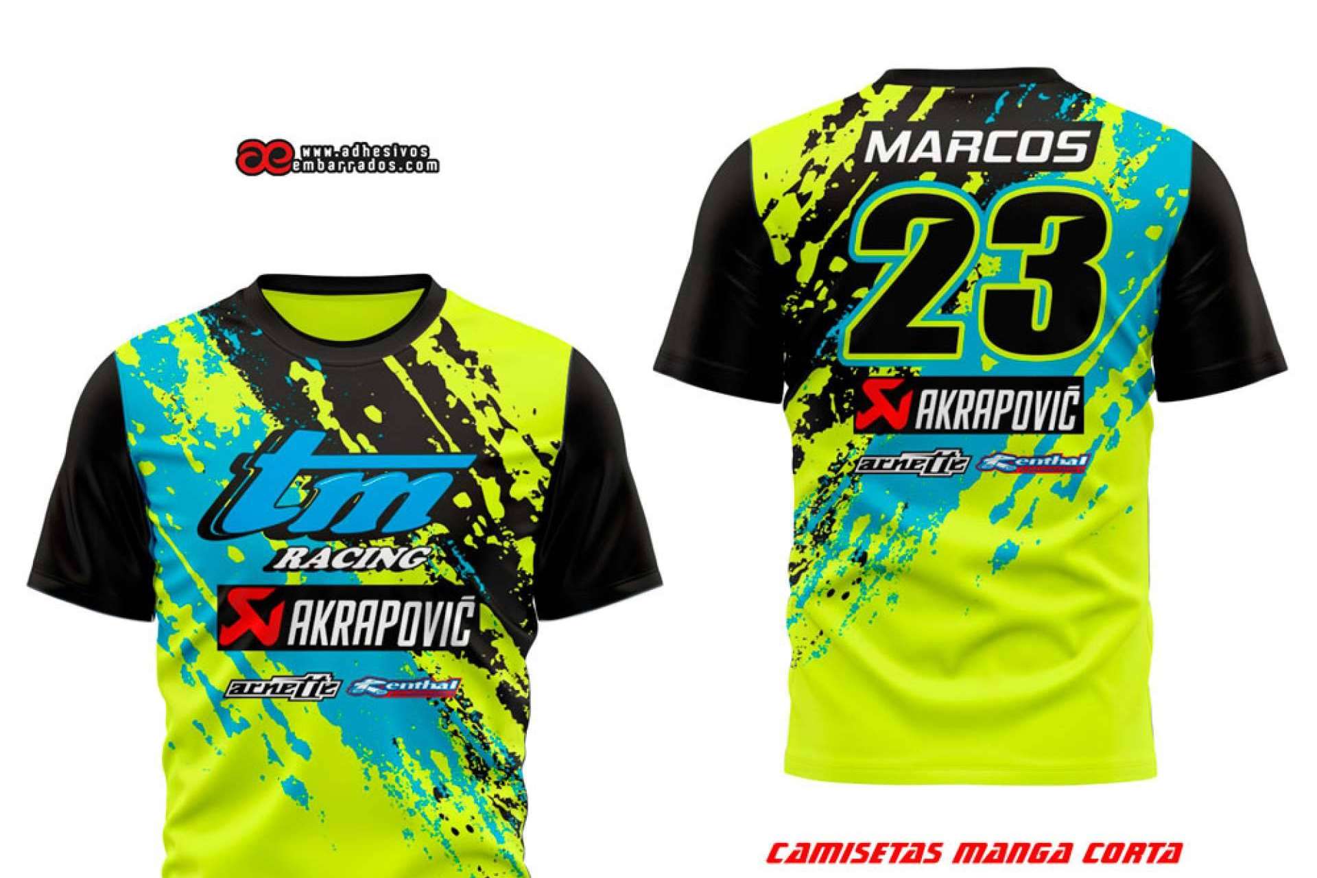 Personalización de camisetas de deporte con ADHESIVOSEMBARRADOS