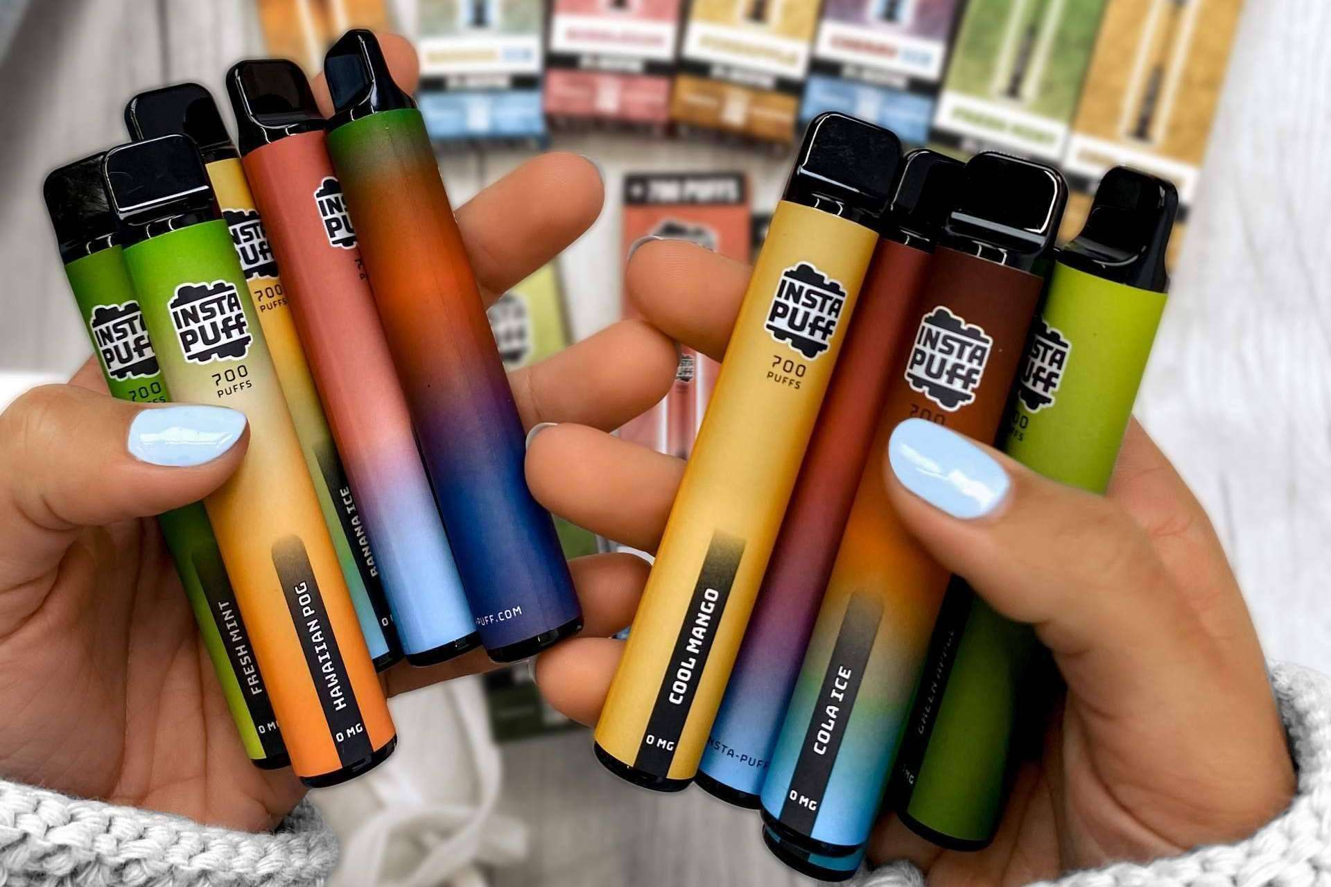 Insta Puff dispone de puff váper de distintos sabores sin nicotina