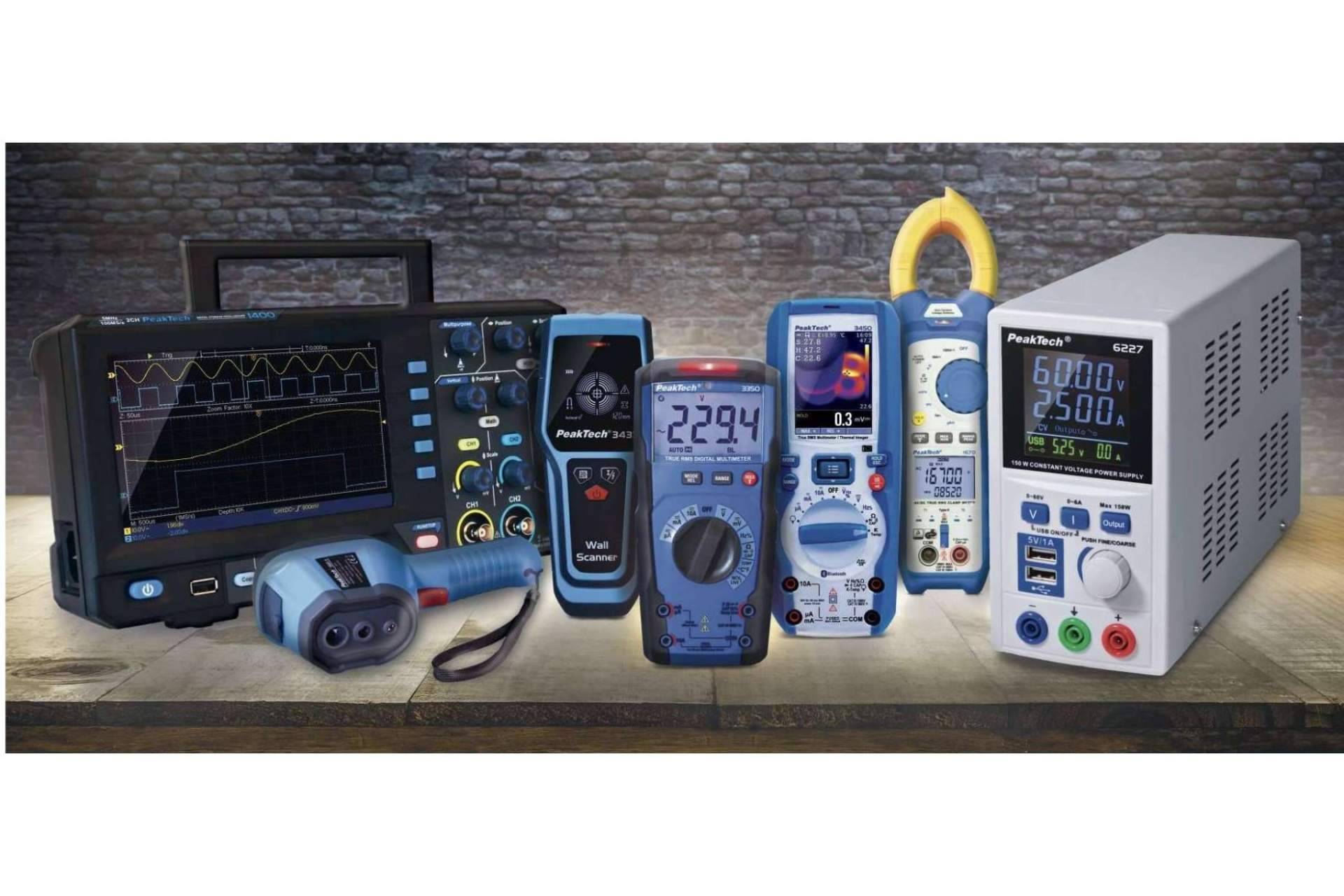 Todo lo que ofrece PeakTech, proveedor de tecnología de medición electrónica en laboratorios