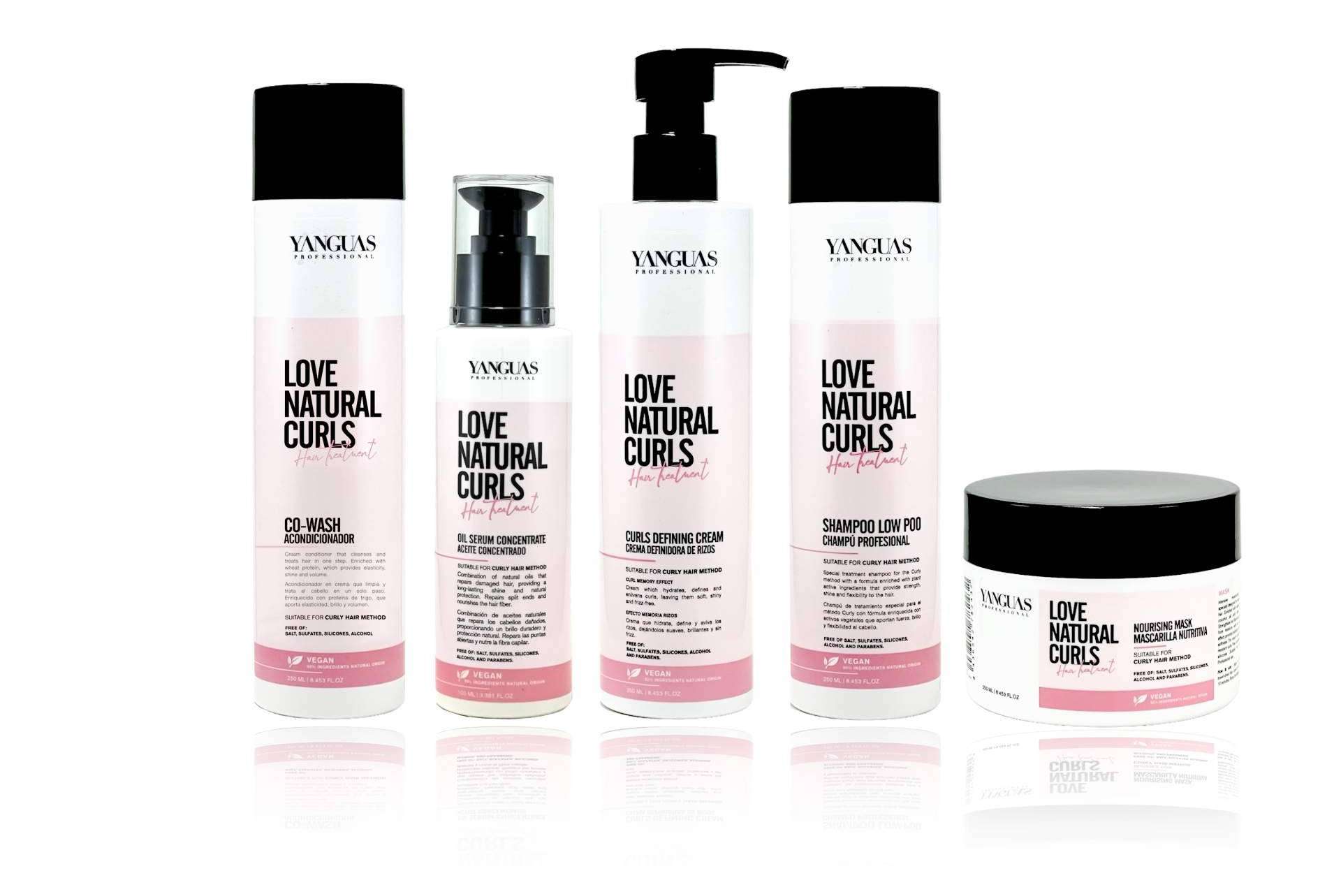 Love Natural Curls, la línea de Yanguas Professional especialmente diseñada para el cabello ondulado o rizado