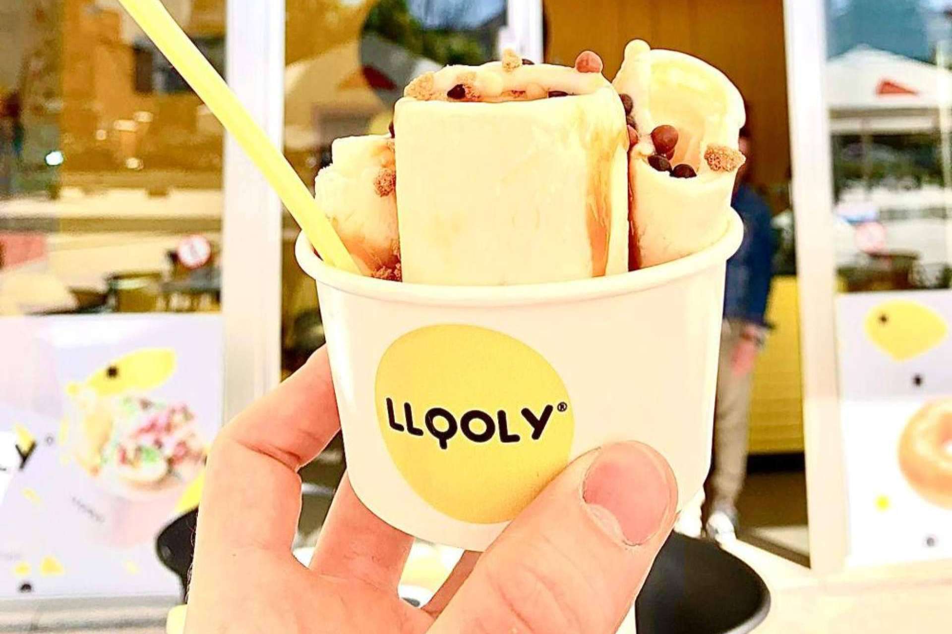 Llooly y el Ice Roll, el helado de moda