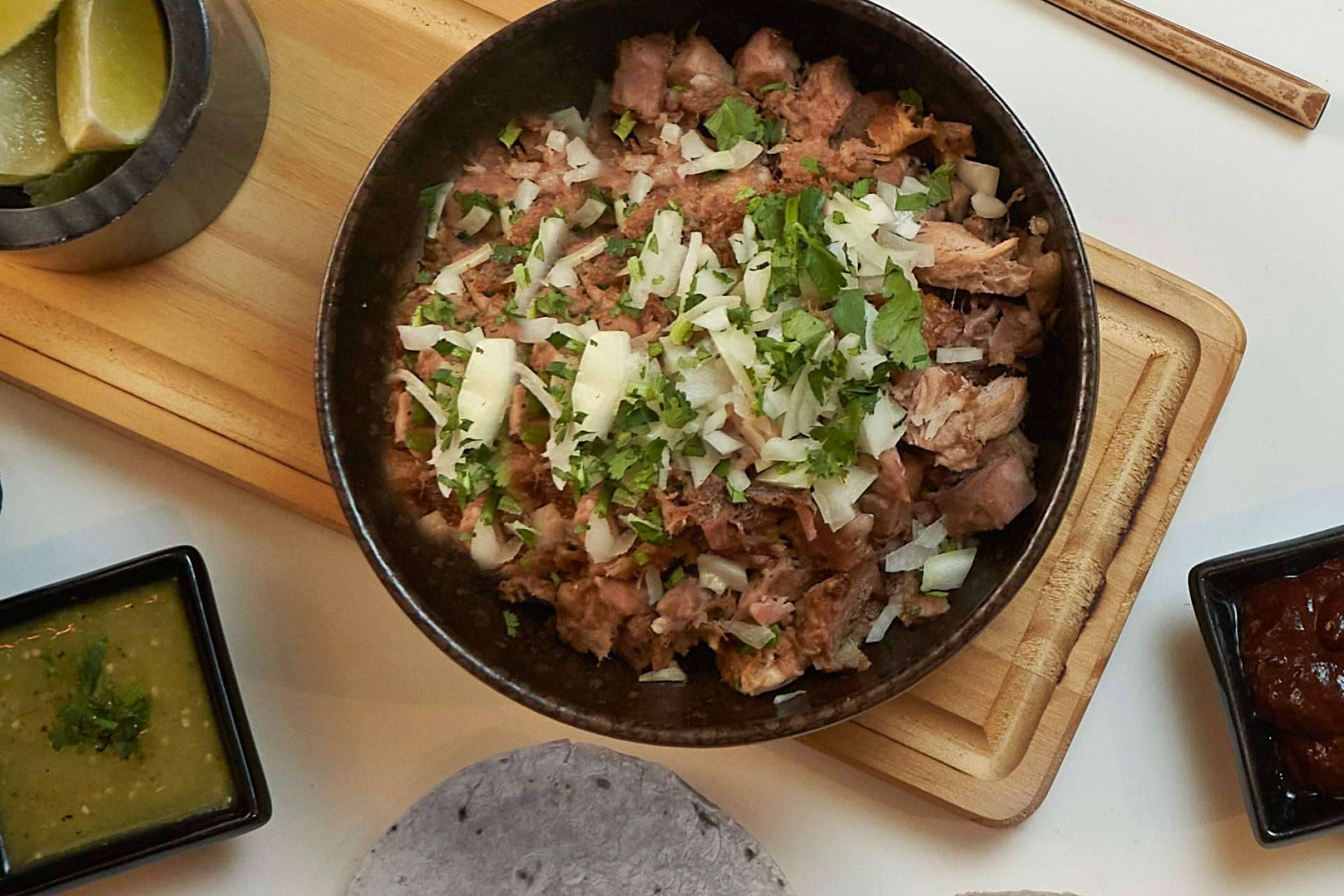 Maíz Maya proprociona una gran variedad de packs de carnes y tortillas de maíz para comer al momento