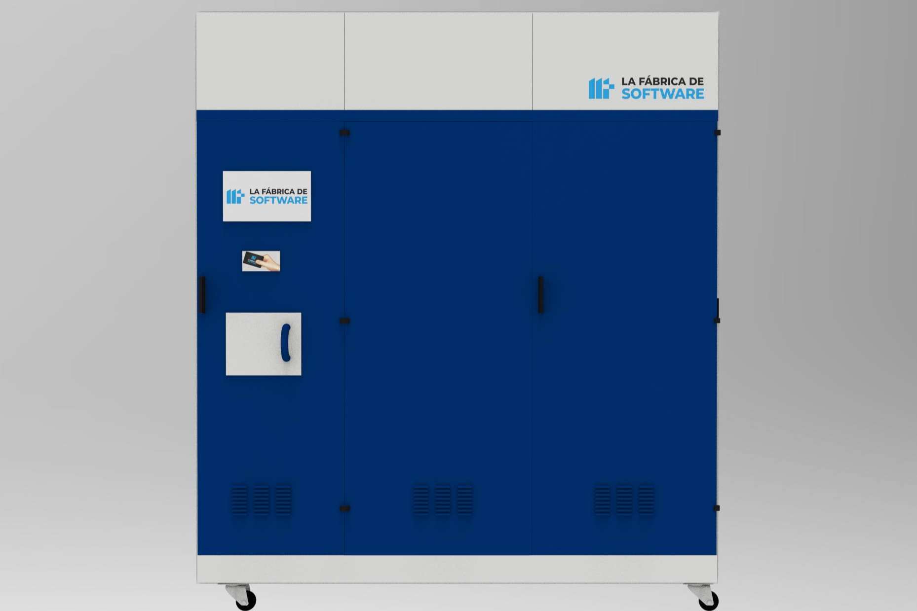 Para el control textil en hospitales, la Fábrica de Software ofrece dispensador de ropa