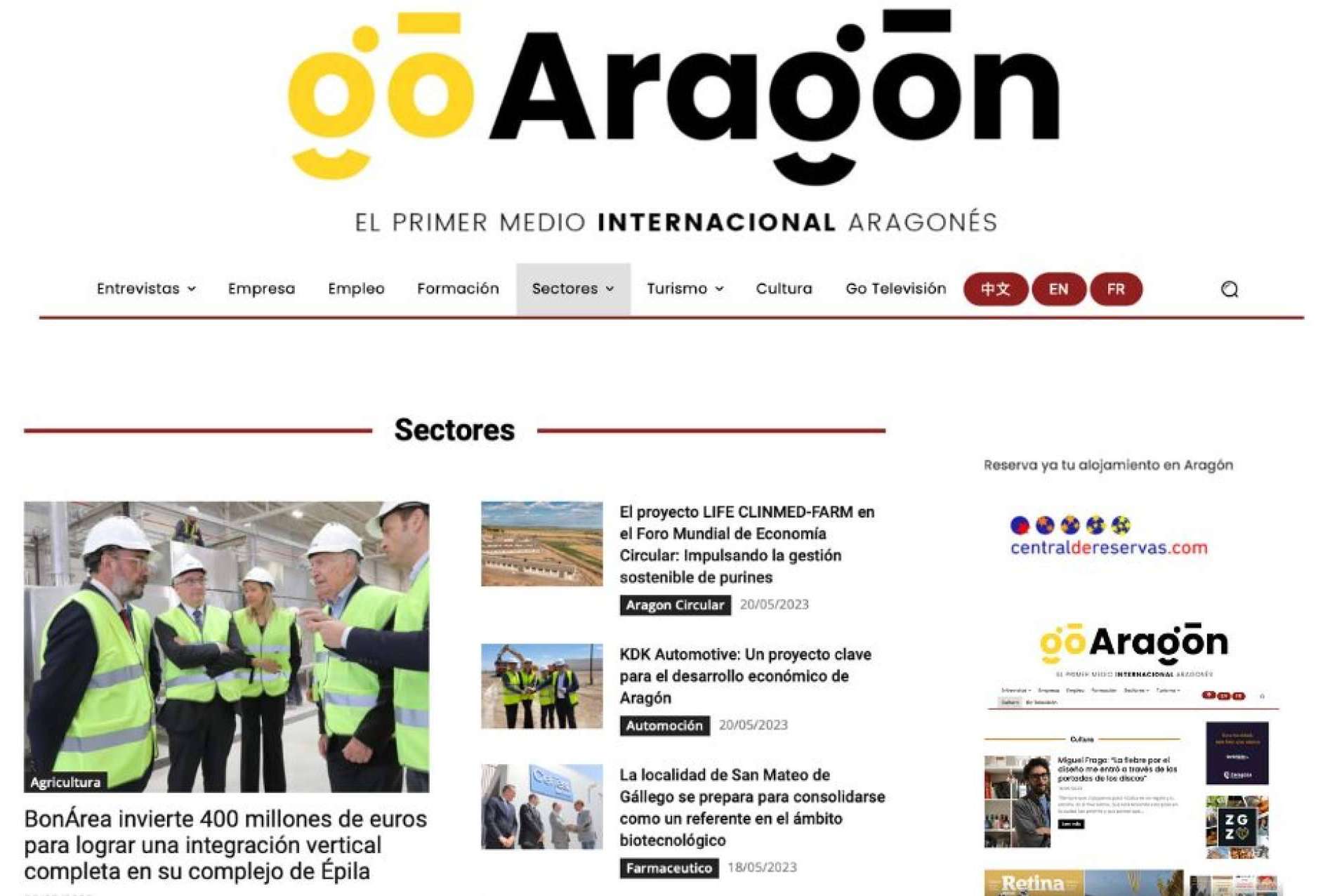 GoAragón, 2 años difundiendo Aragón internacionalmente